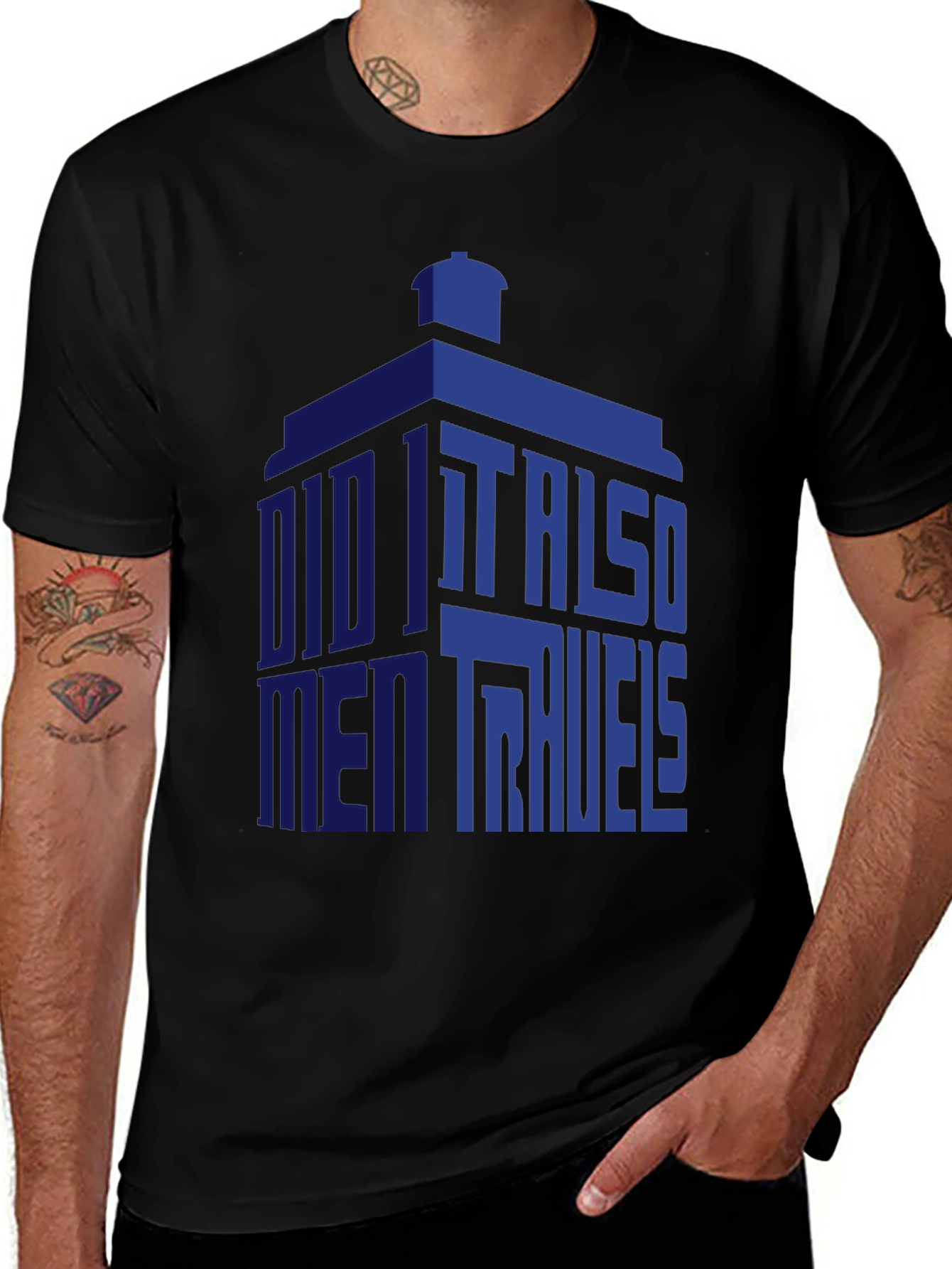 Dr. Who TARDIS Time Traveler T-Shirt