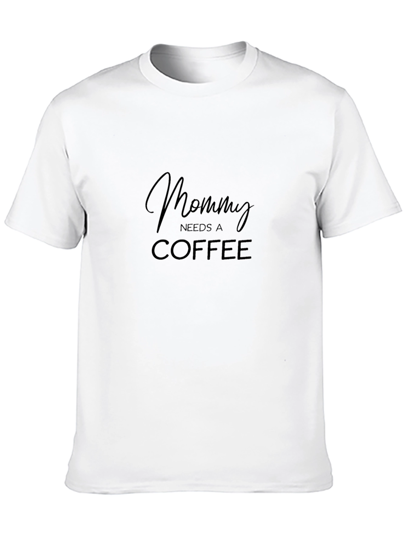Mommy Needs Coffee Graphic Tee - Black