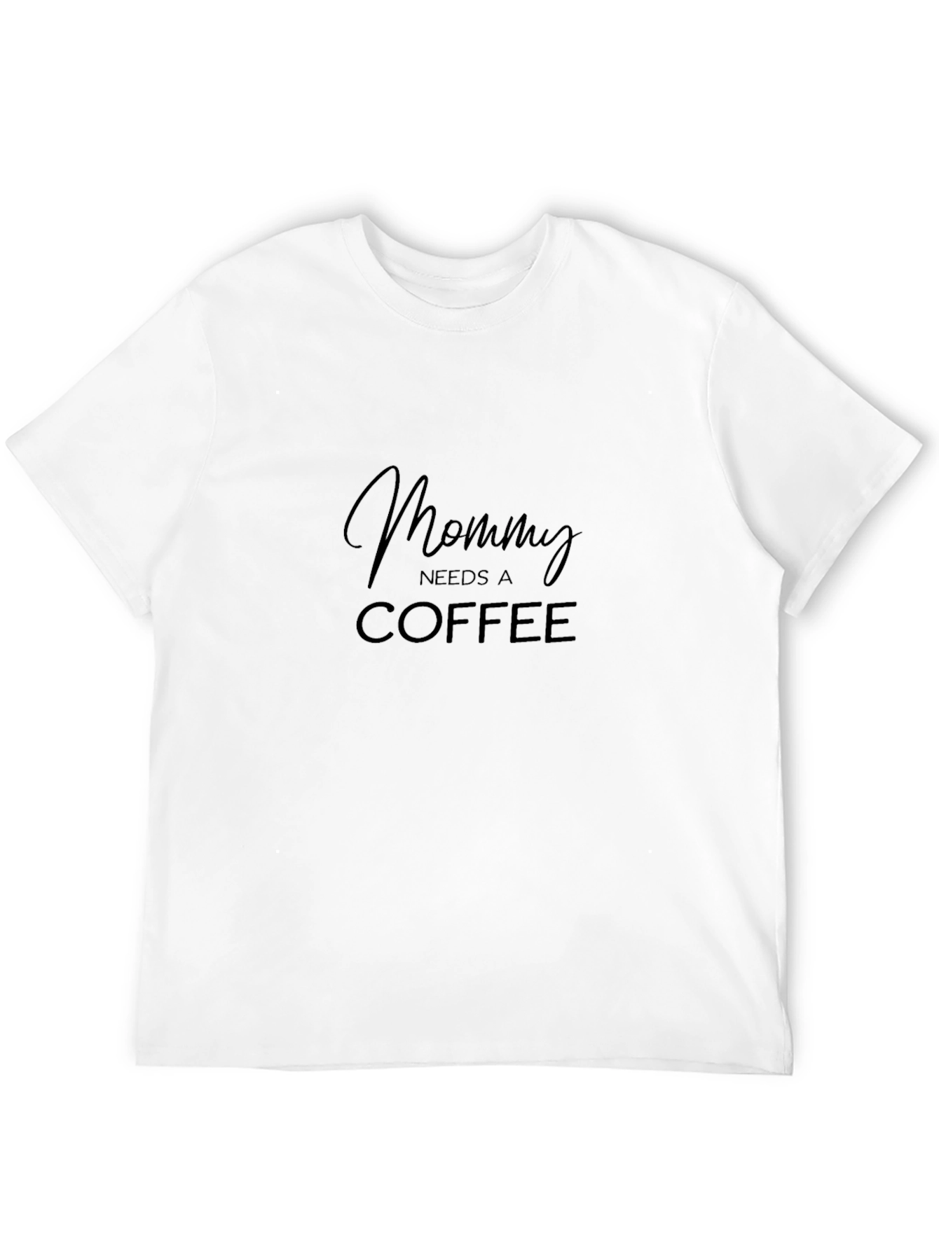 Mommy Needs Coffee Graphic Tee - Black