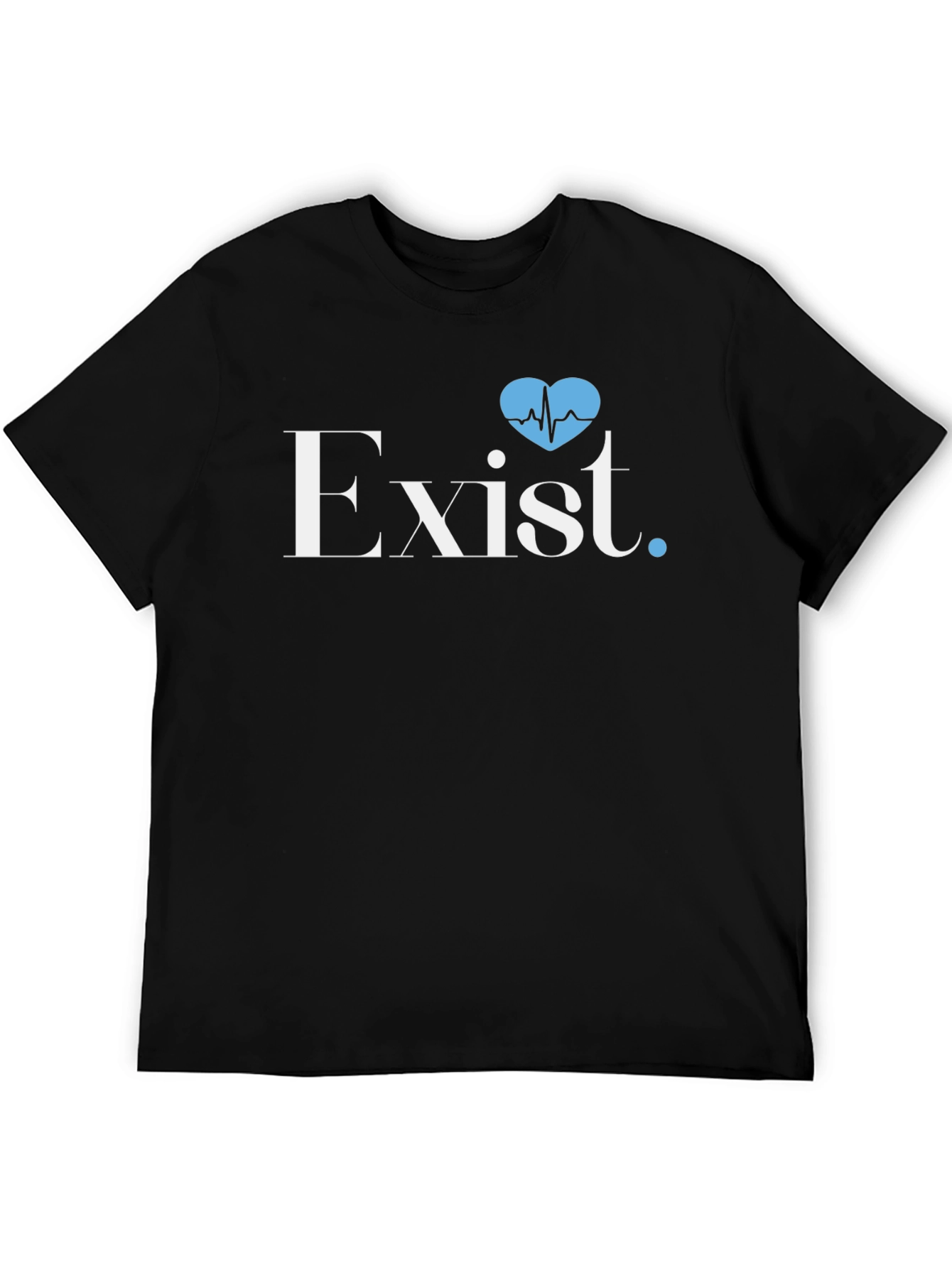 Exist Heartbeat Graphic Tee - Stylish Comfort