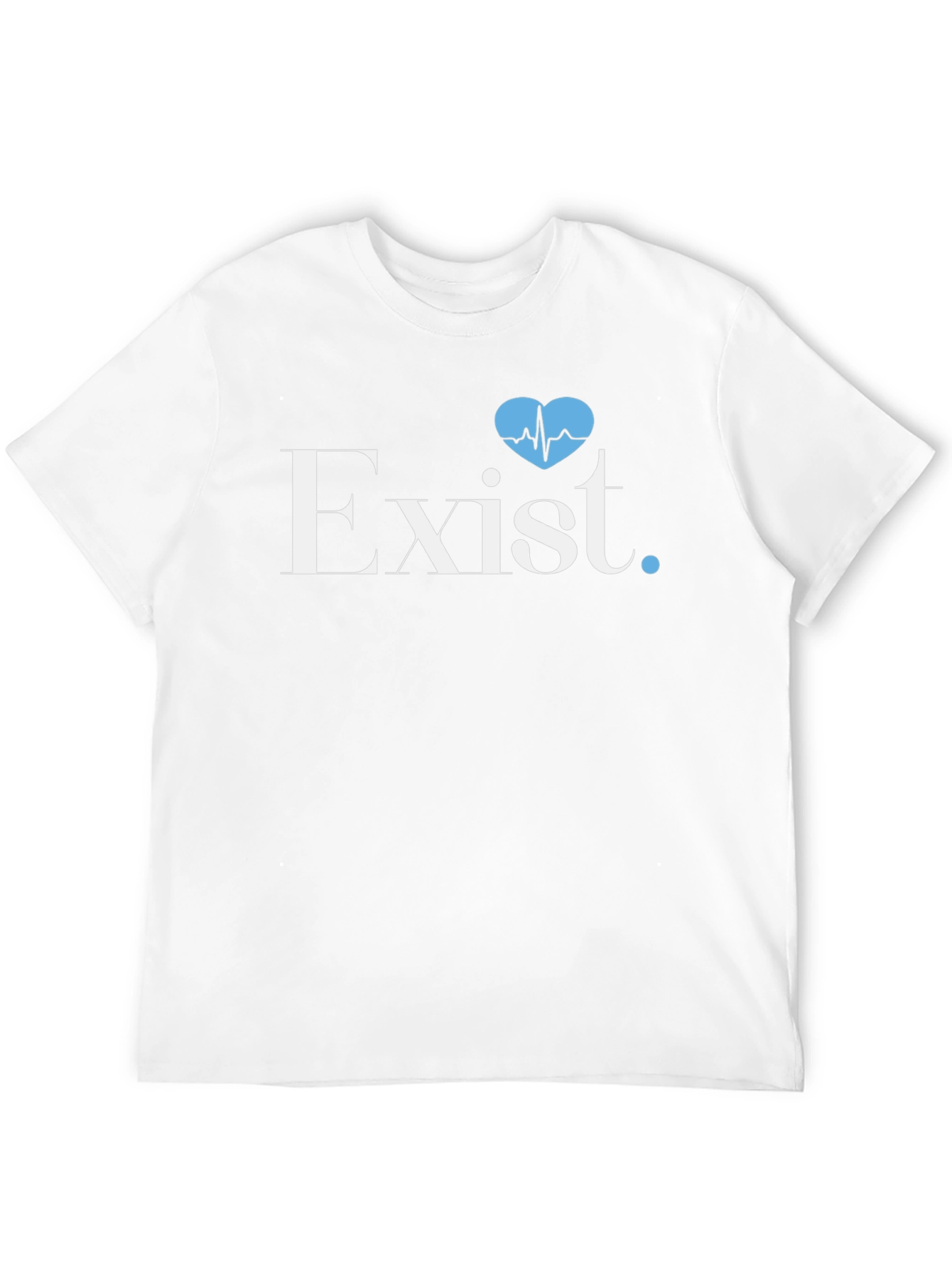 Exist Heartbeat Graphic Tee - Stylish Comfort