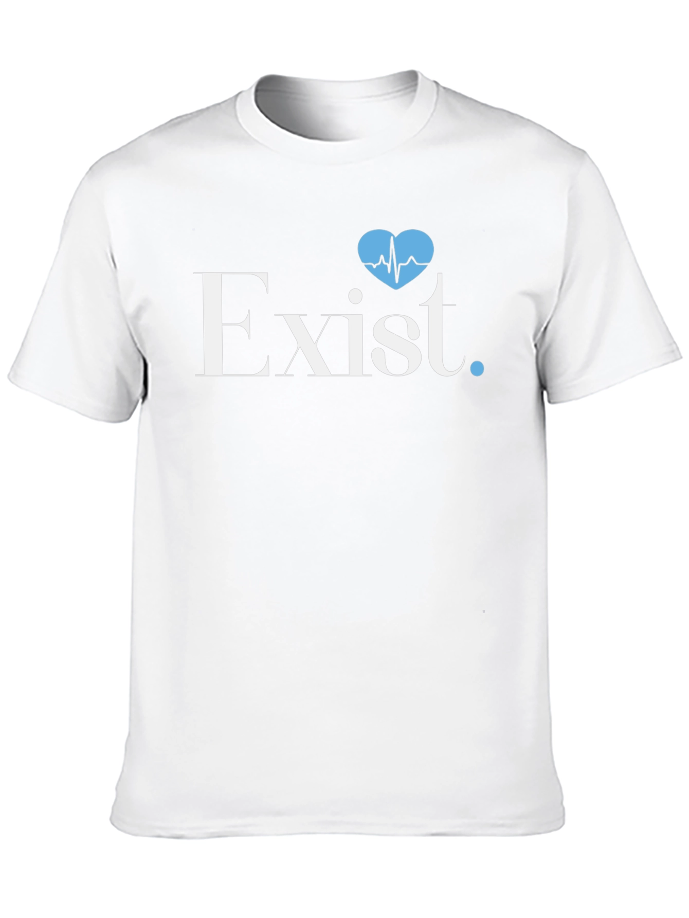 Exist Heartbeat Graphic Tee - Stylish Comfort