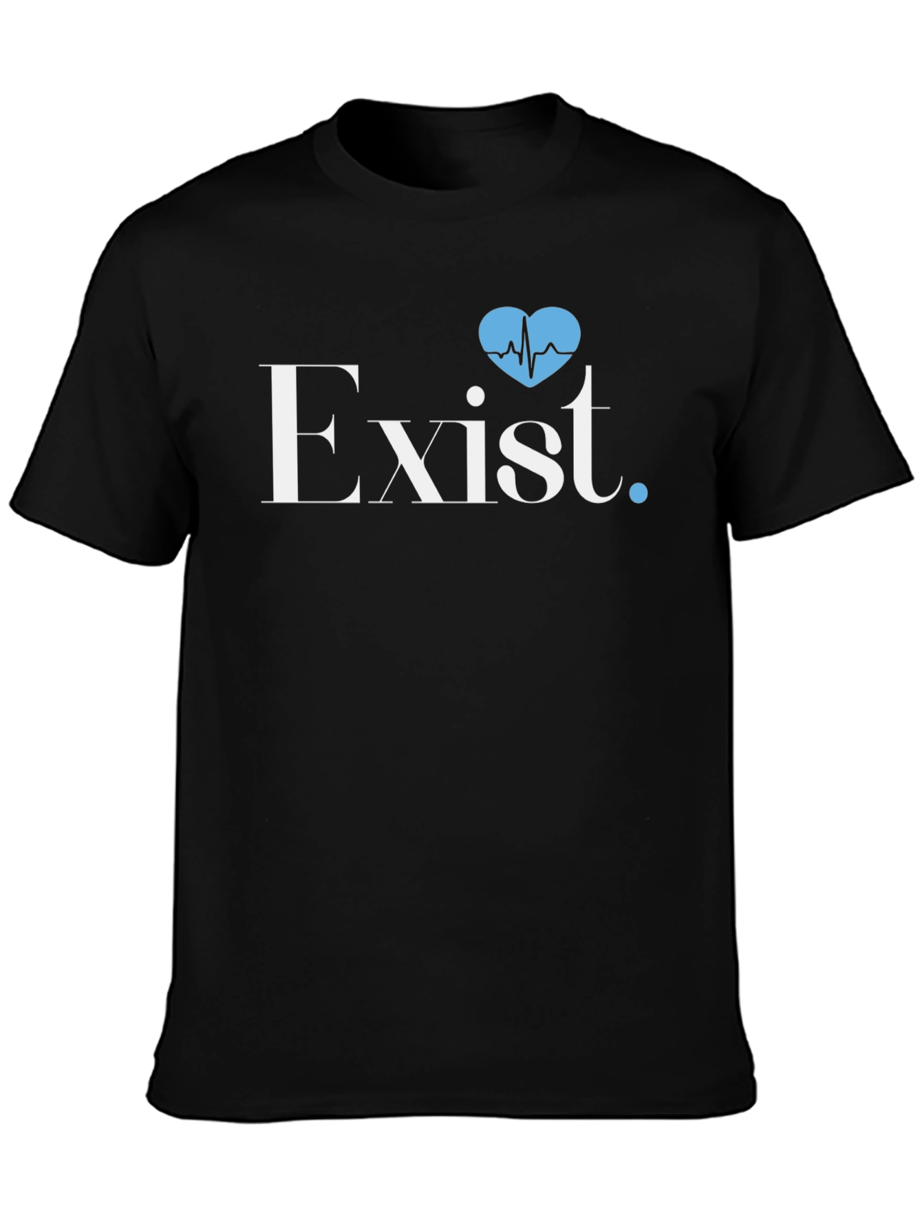 Exist Heartbeat Graphic Tee - Stylish Comfort