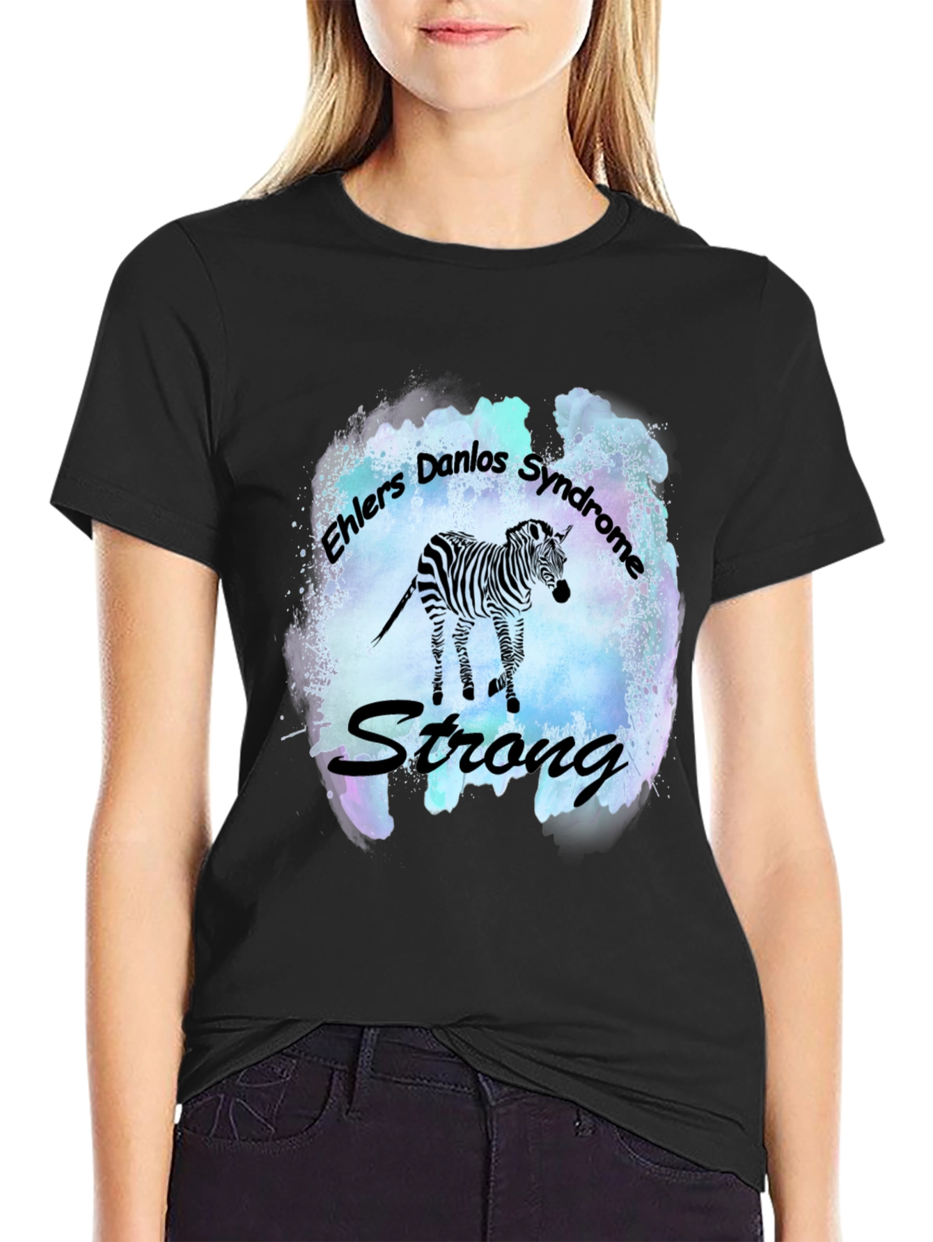 Ehlers Danlos Syndrome Zebra Strong T-Shirt