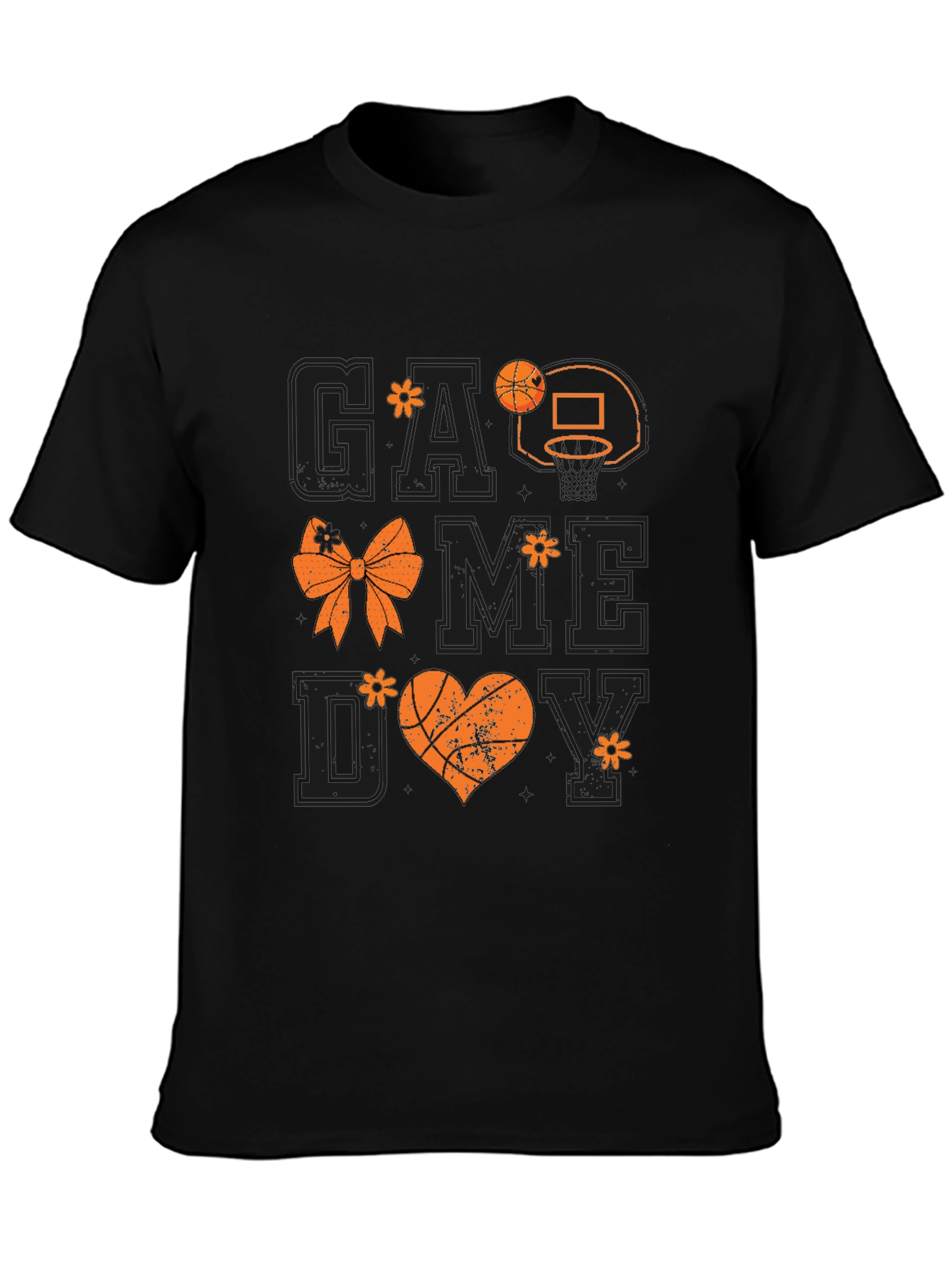 Game Day Basketball Graphic Tee