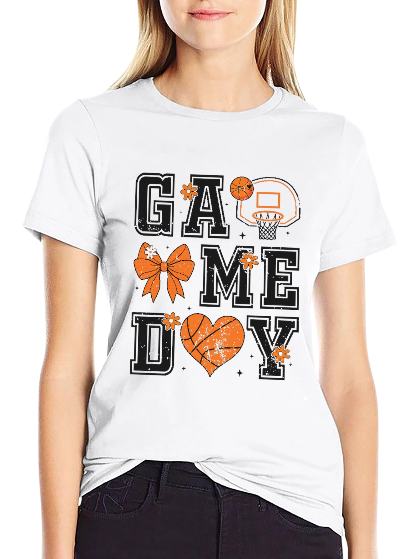 Game Day Basketball Graphic Tee