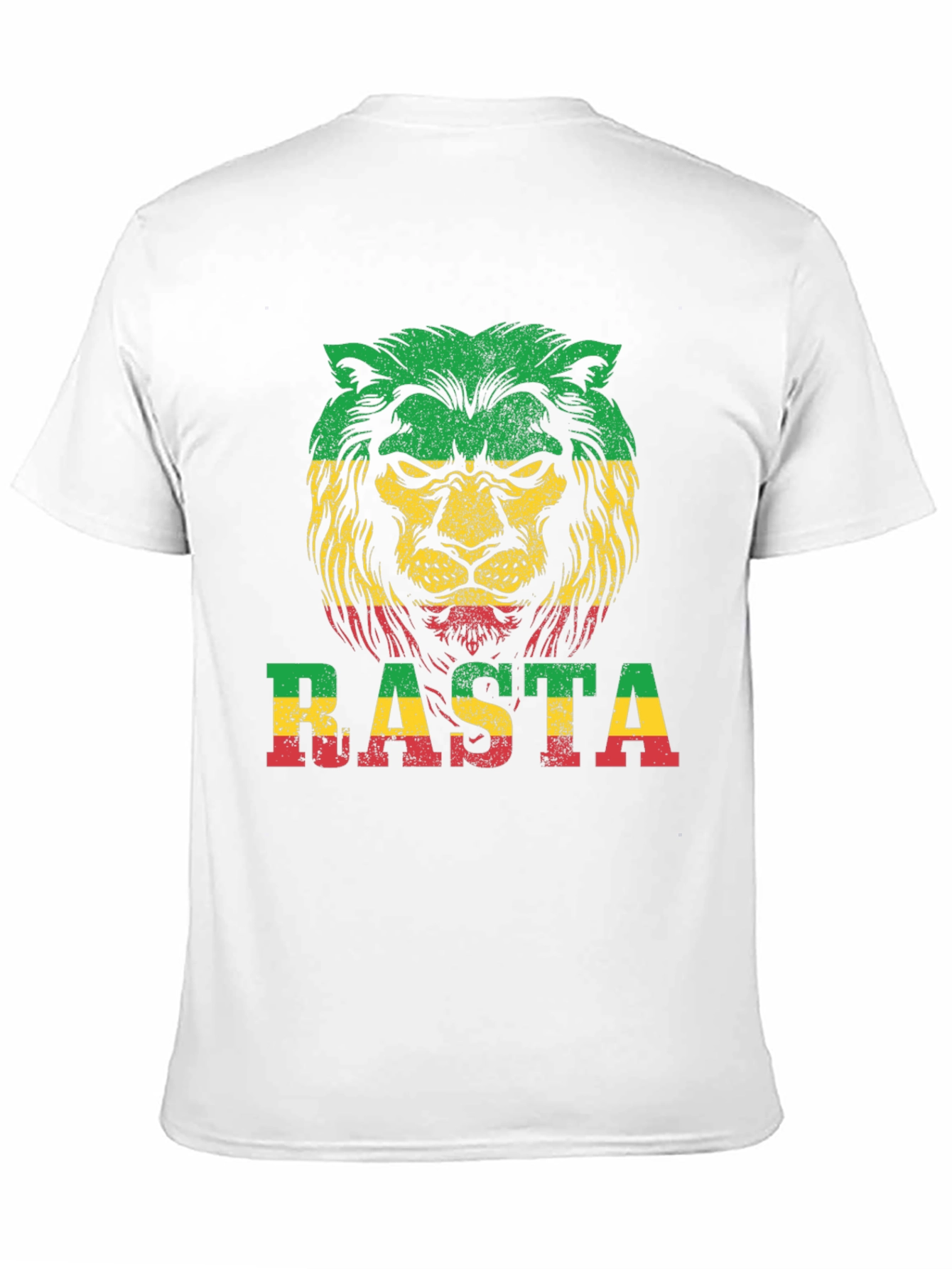 Rasta Lion Graphic T-Shirt - Reggae Style