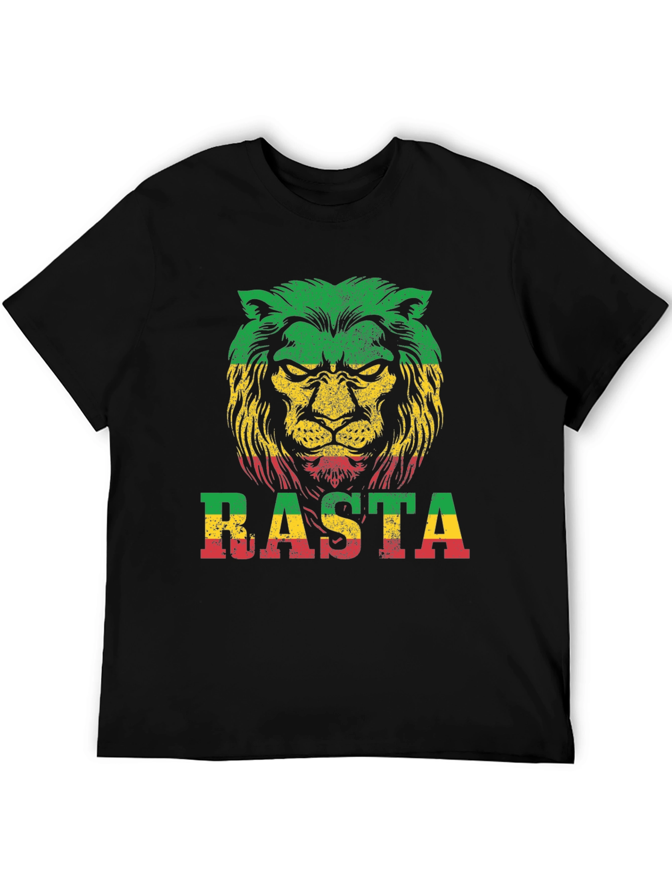 Rasta Lion Graphic T-Shirt - Reggae Style