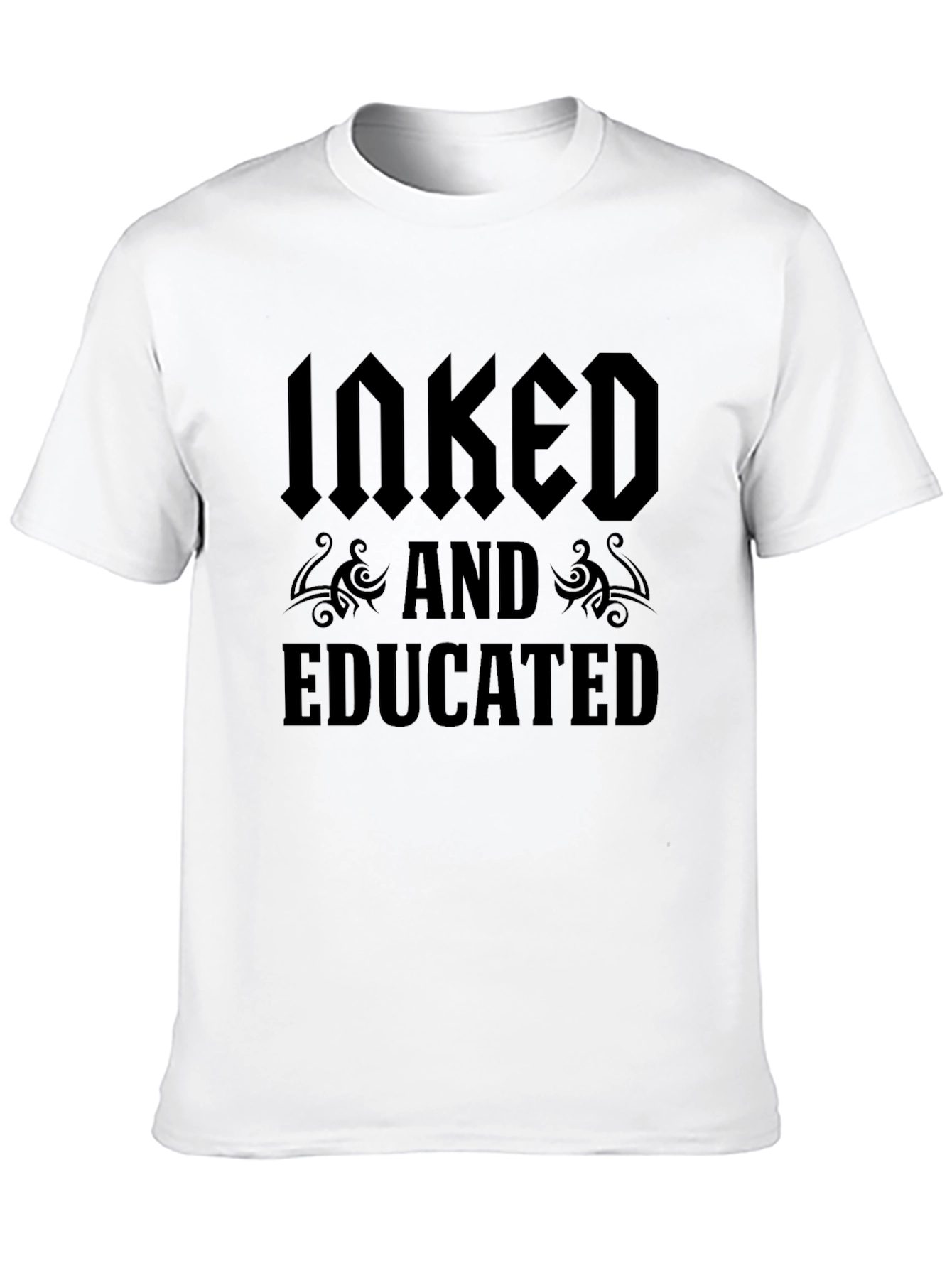 Inked and Educated Graphic T-Shirt - Black