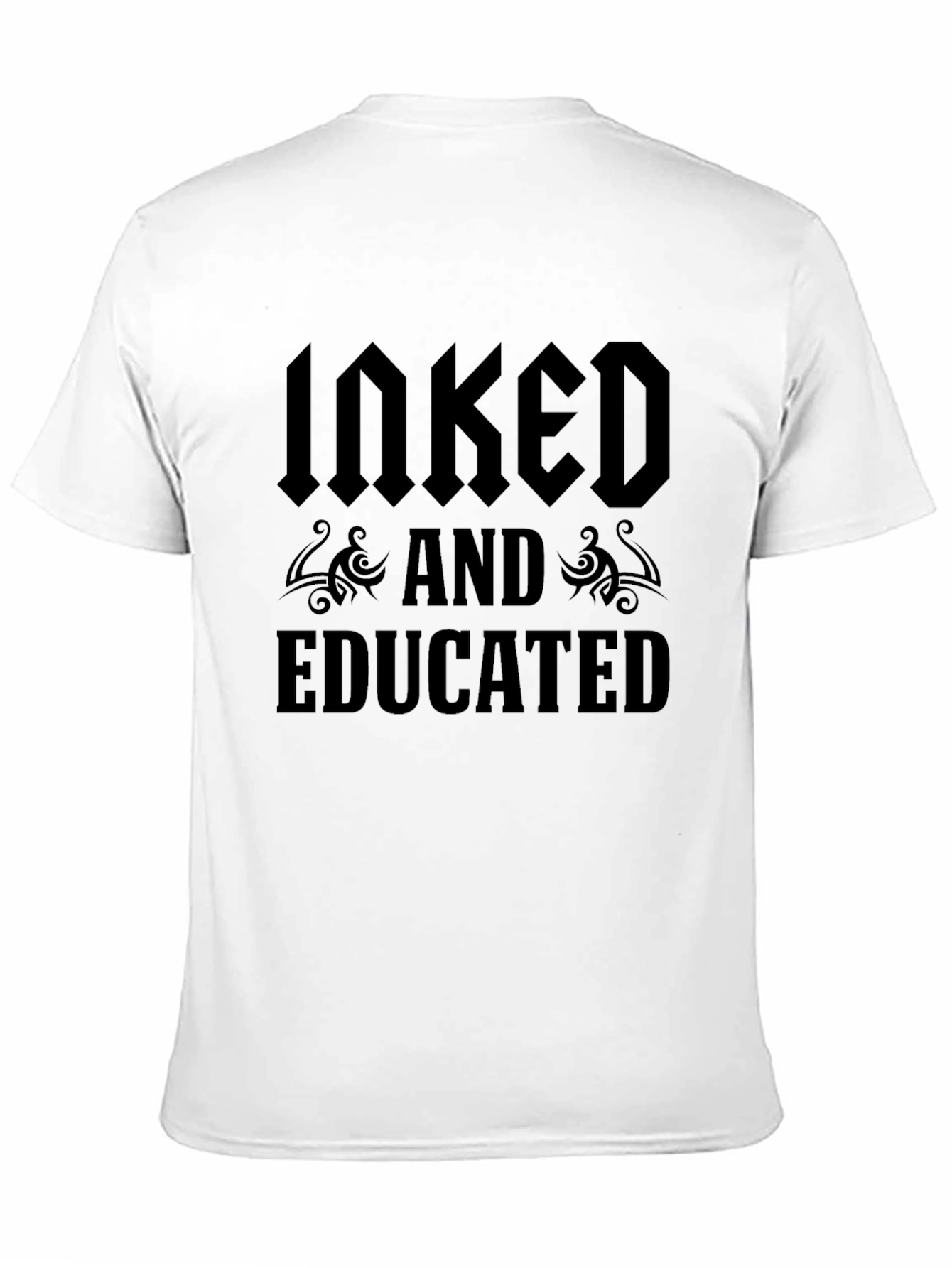 Inked and Educated Graphic T-Shirt - Black