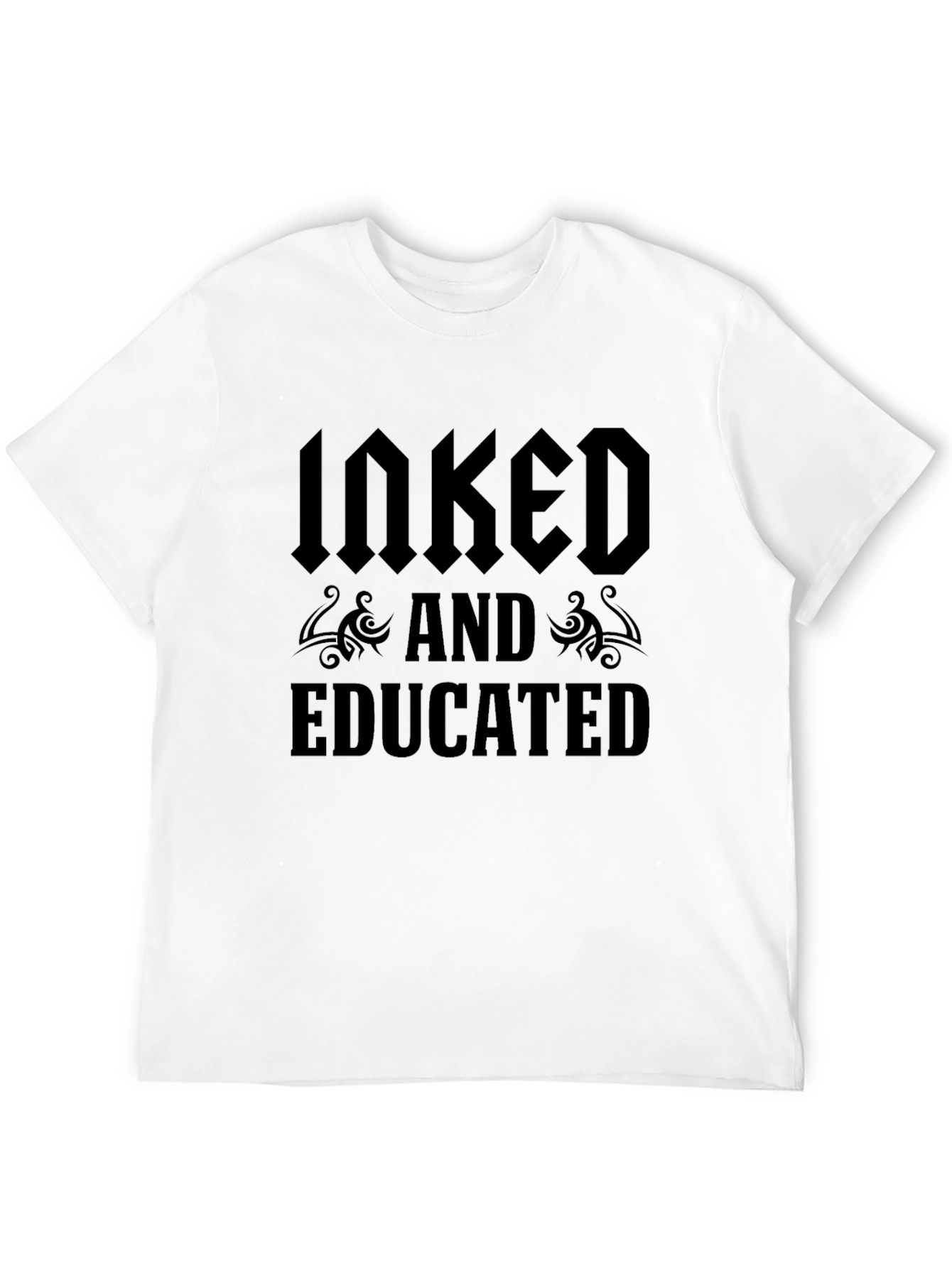 Inked and Educated Graphic T-Shirt - Black