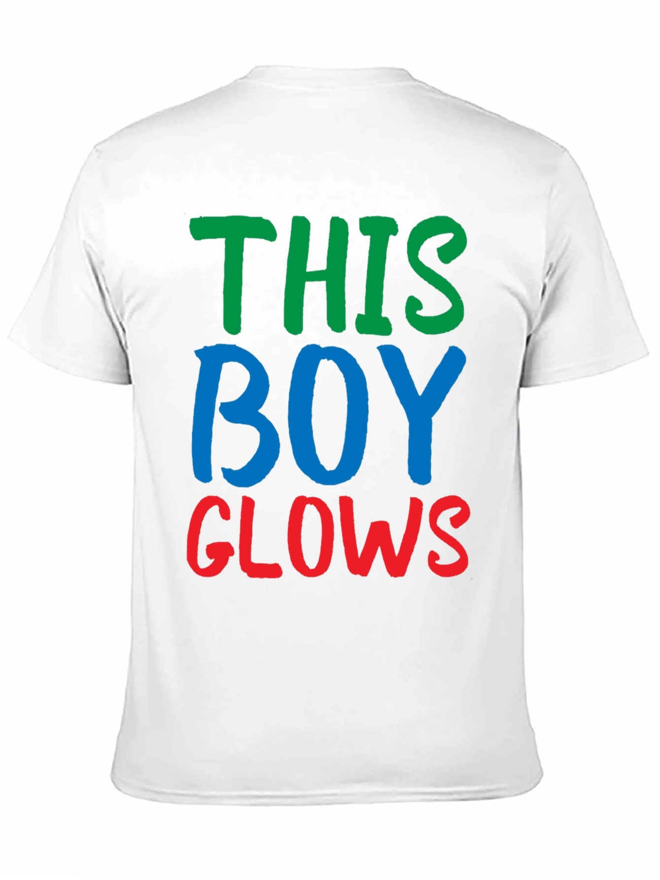This Boy Glows Graphic Tee - Trendy Statement Shirt