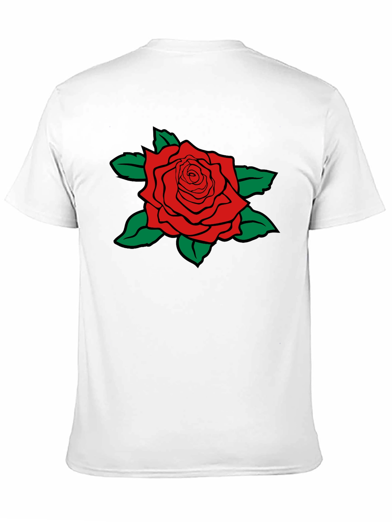 Red Rose Graphic Print T-Shirt