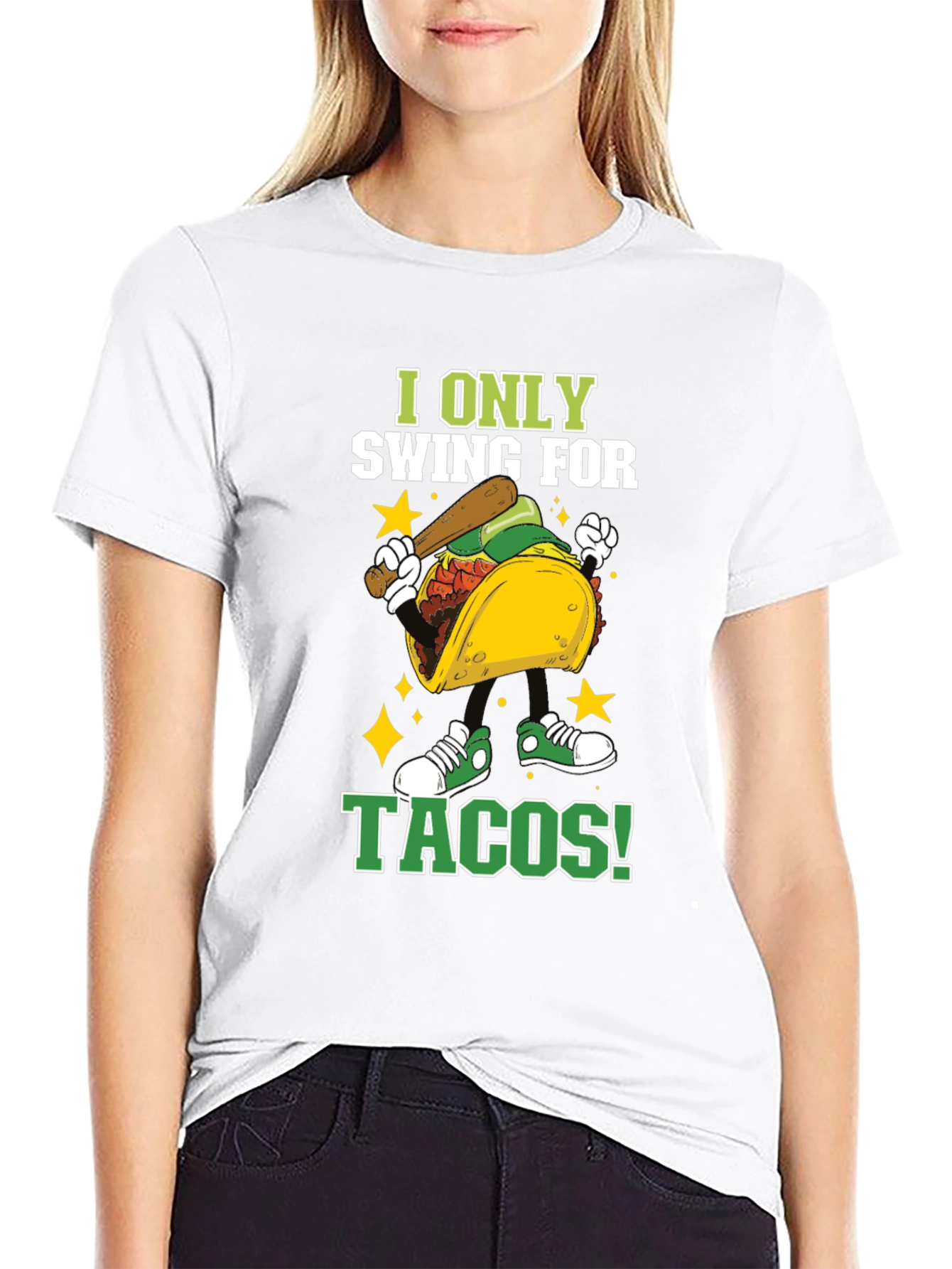 I Only Swing For Tacos Graphic Tee