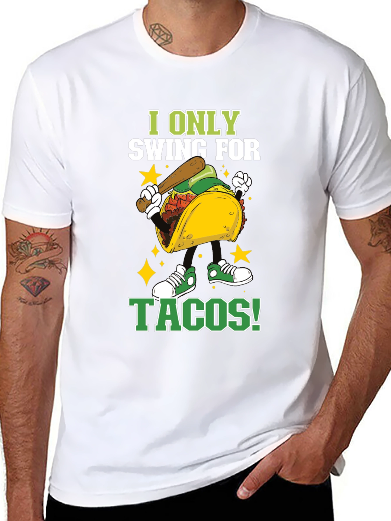I Only Swing For Tacos Graphic Tee