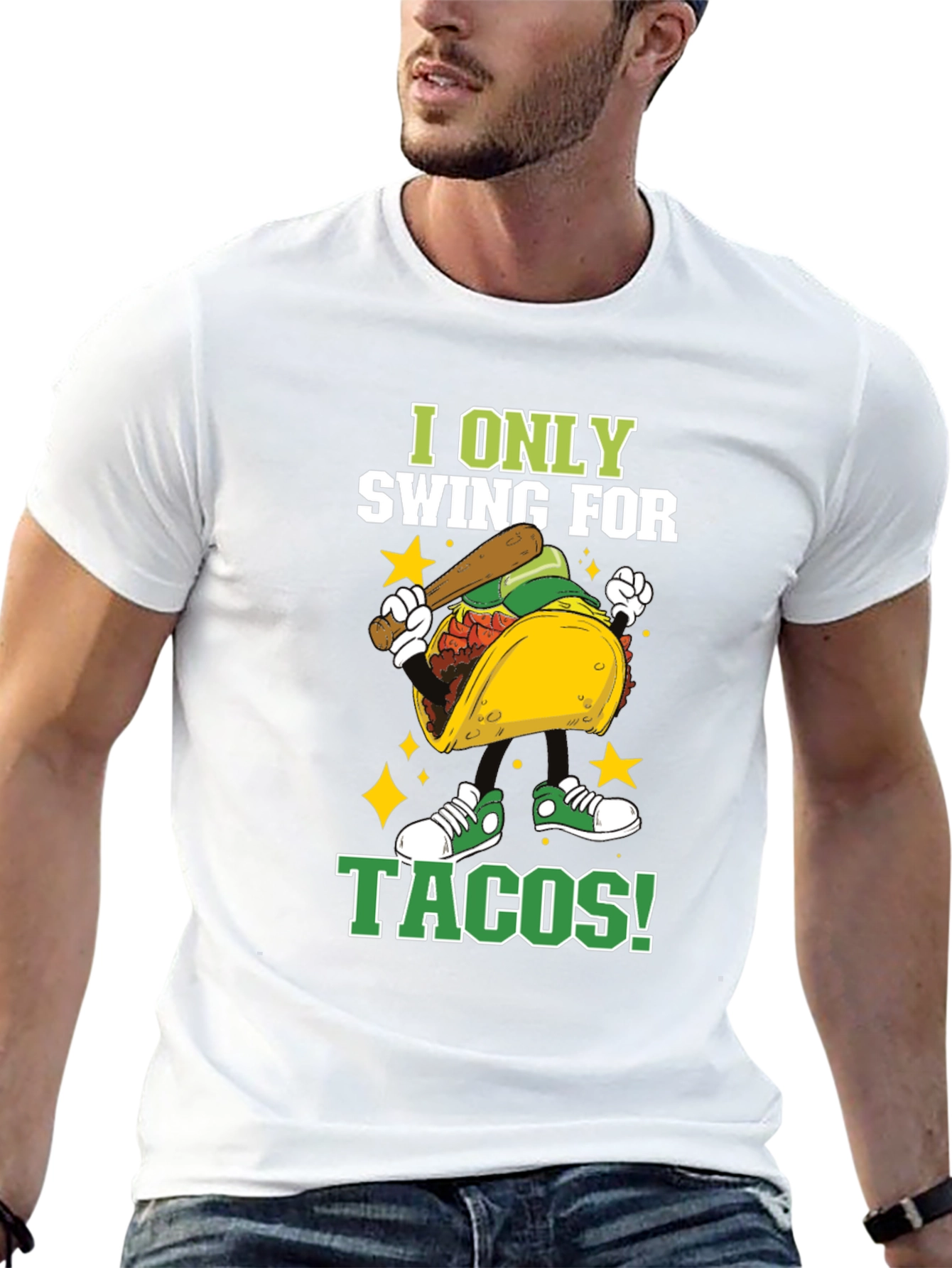 I Only Swing For Tacos Graphic Tee