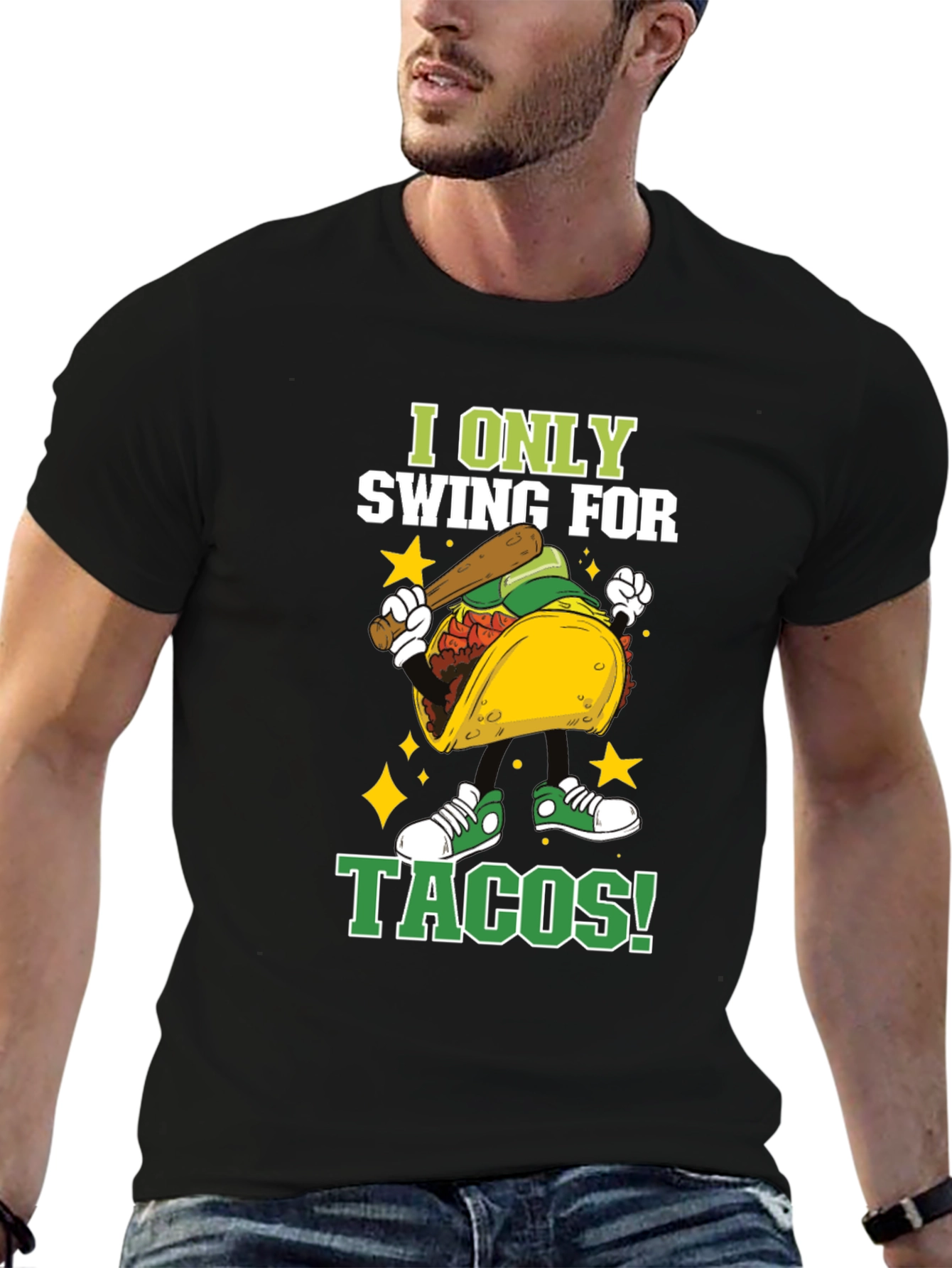 I Only Swing For Tacos Graphic Tee
