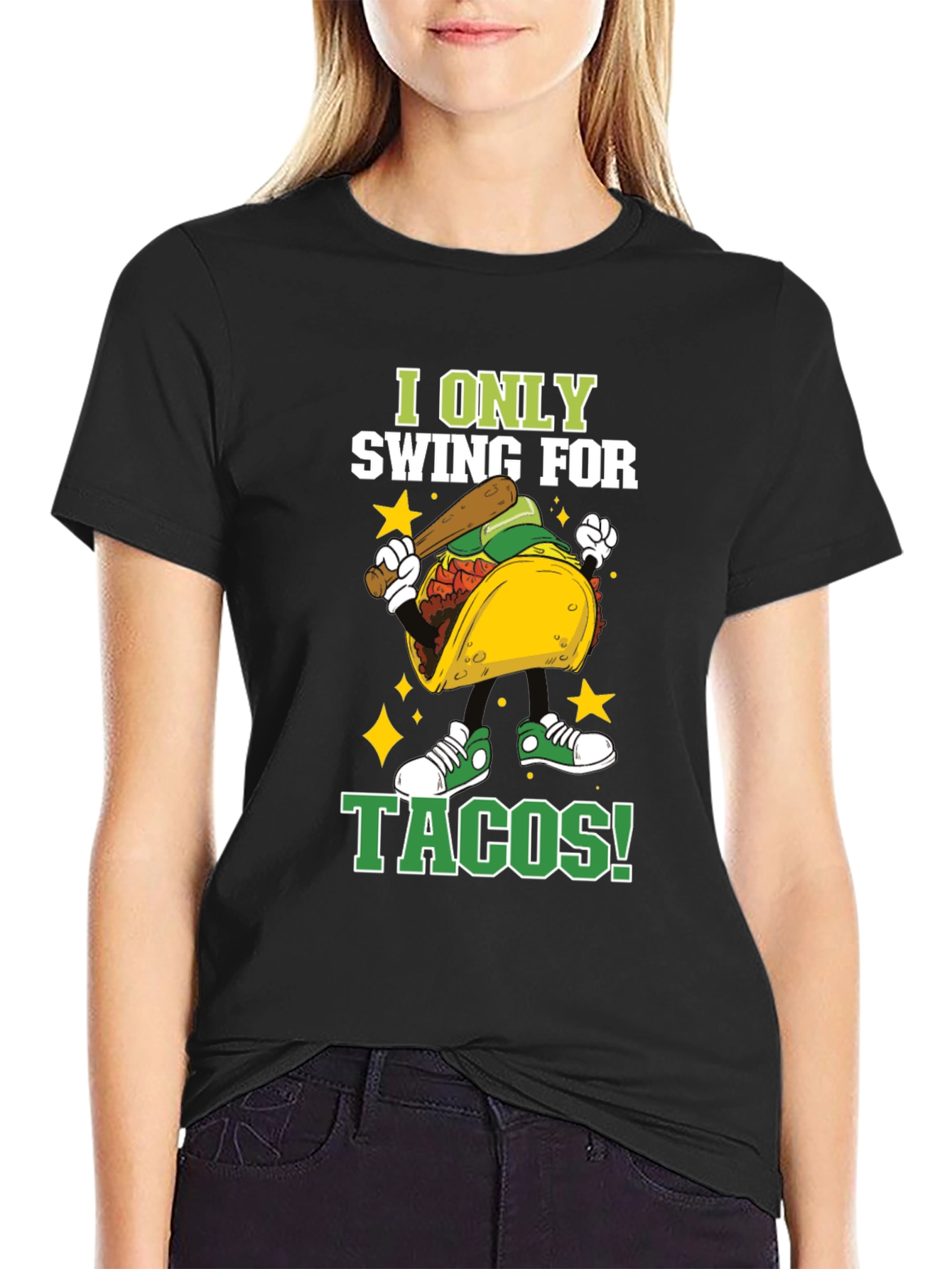 I Only Swing For Tacos Graphic Tee