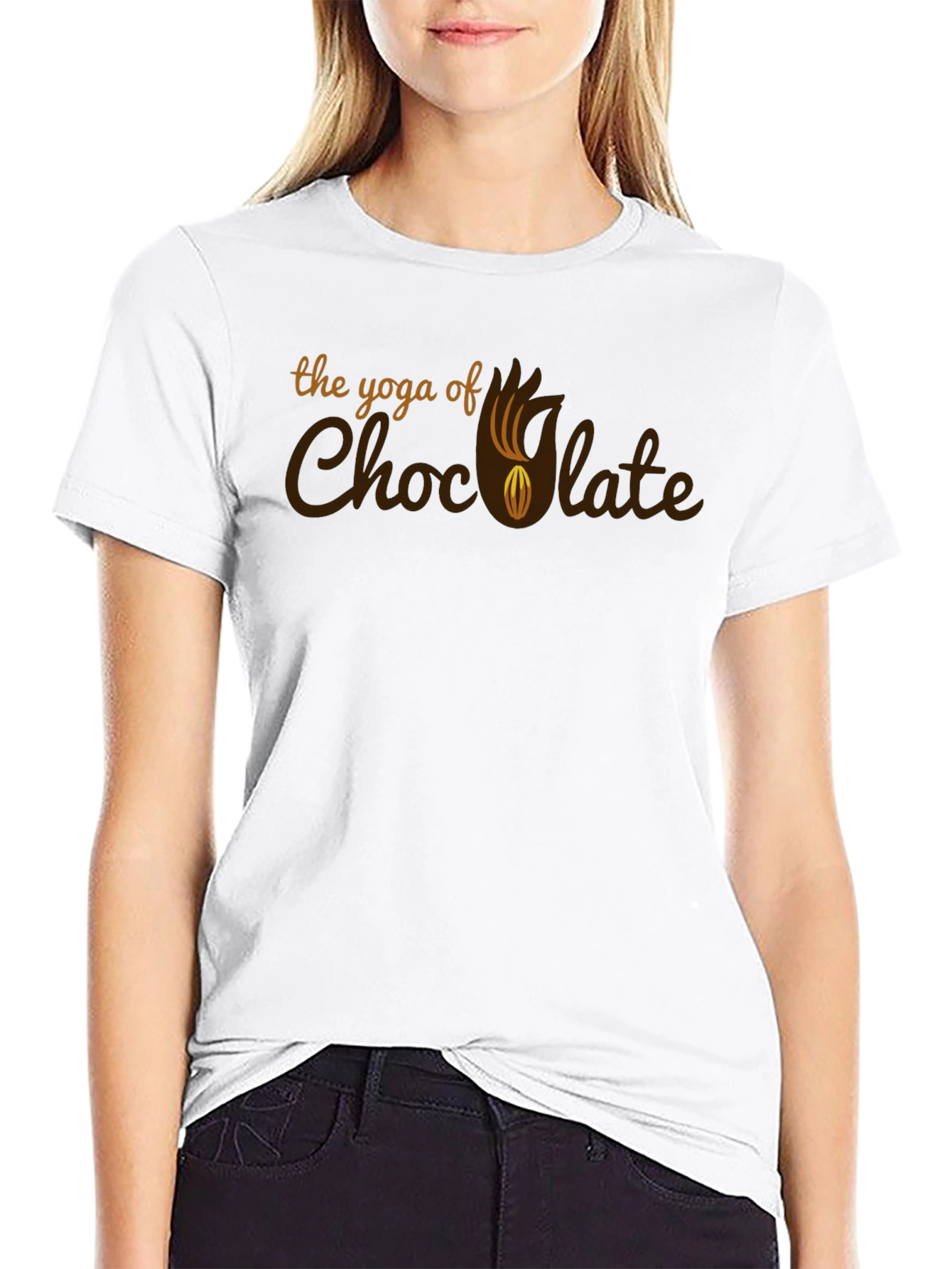 Yoga of Chocolate Graphic Tee - Unique Design