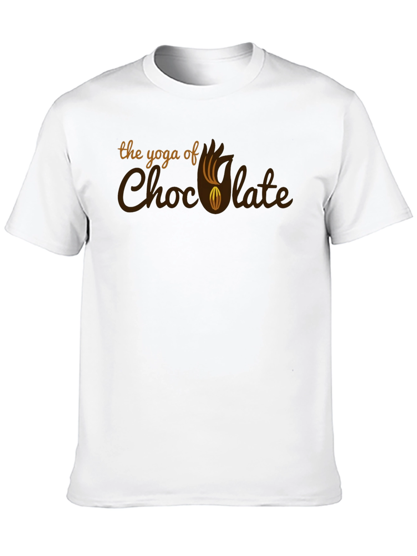 Yoga of Chocolate Graphic Tee - Unique Design