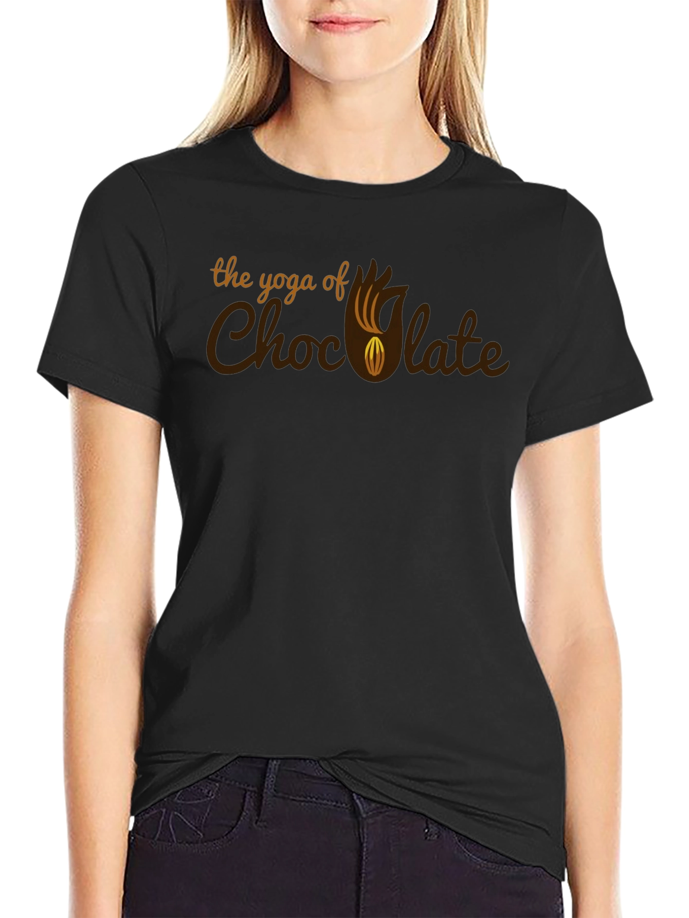 Yoga of Chocolate Graphic Tee - Unique Design