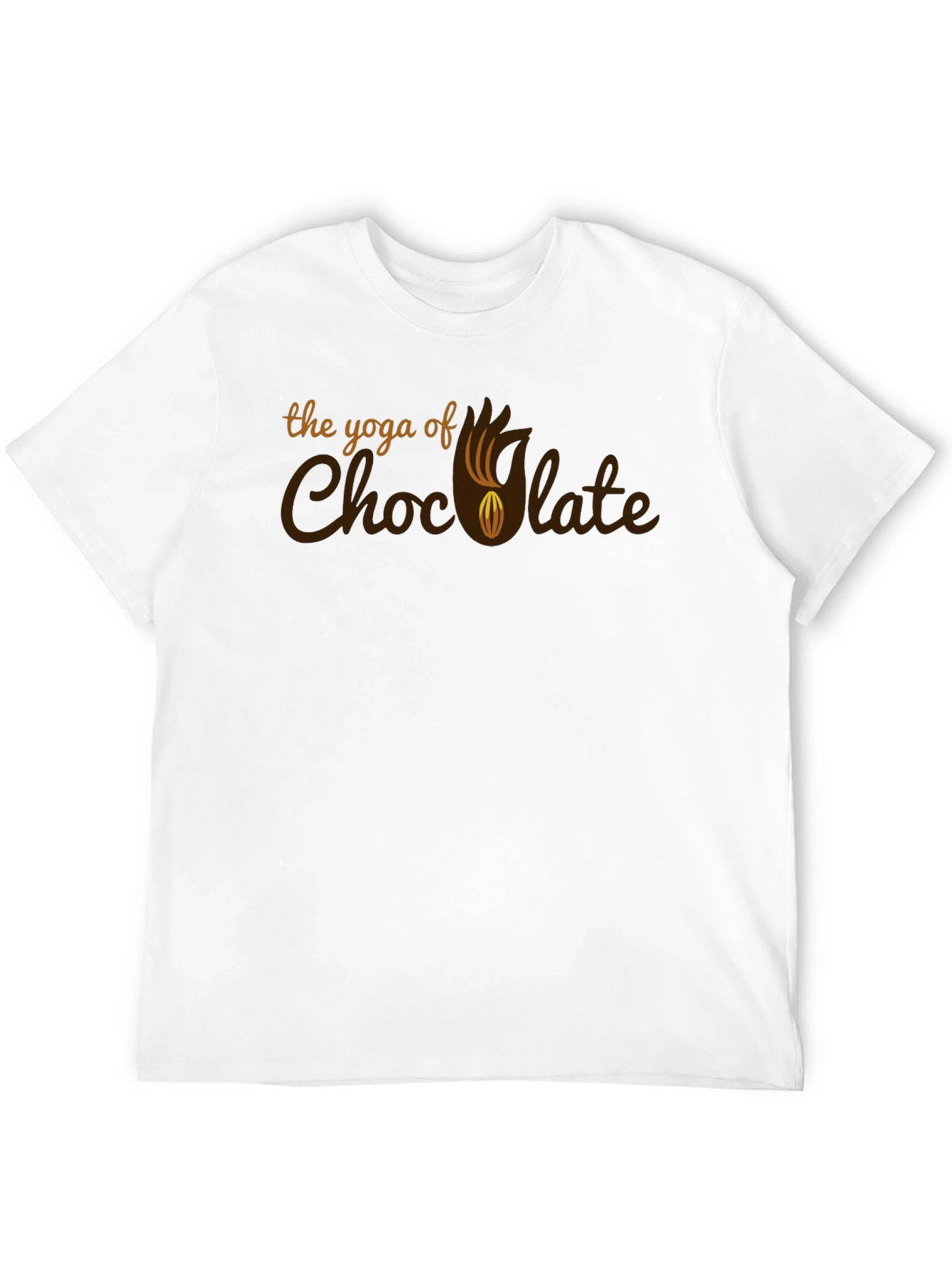 Yoga of Chocolate Graphic Tee - Unique Design