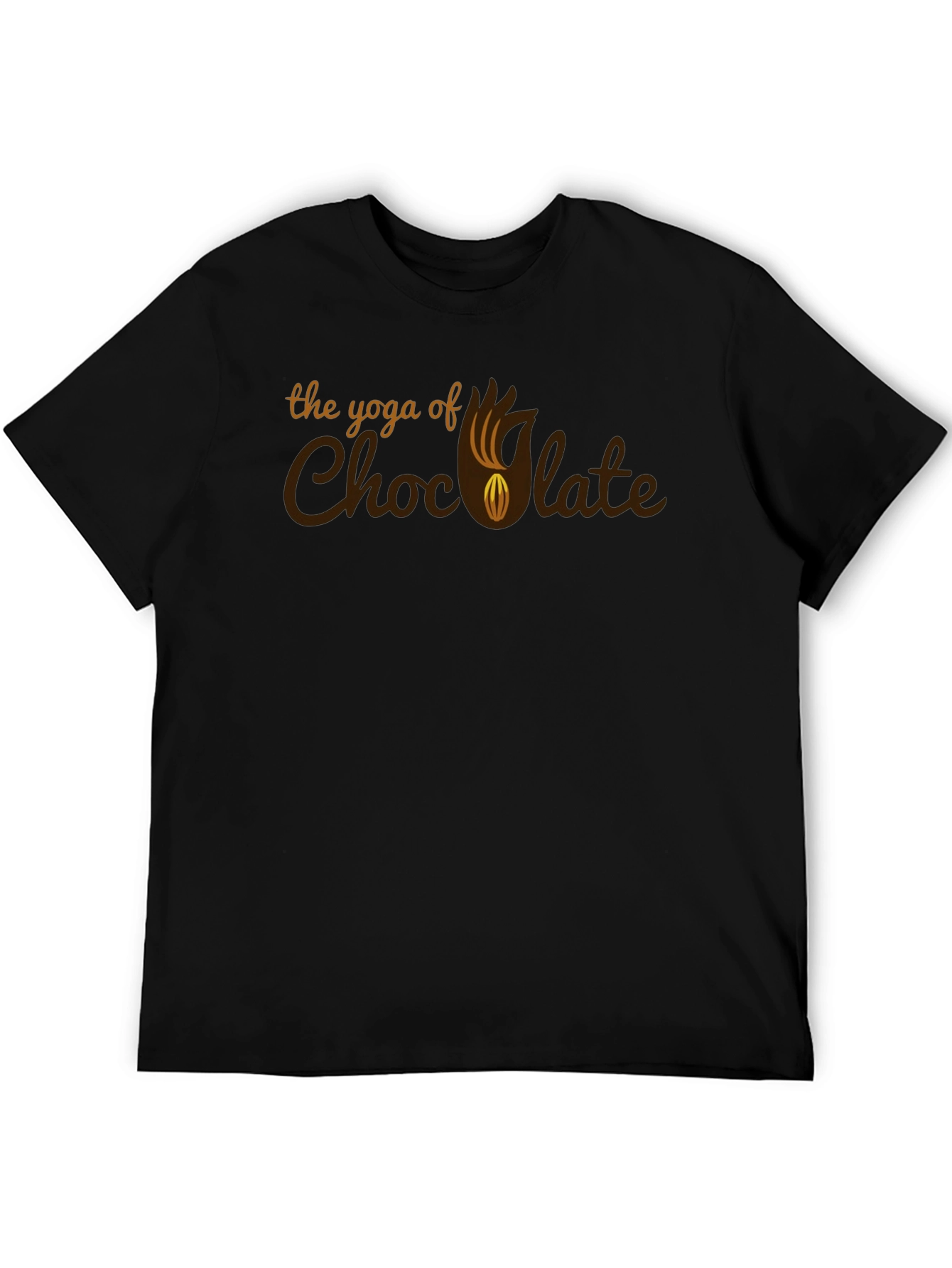 Yoga of Chocolate Graphic Tee - Unique Design