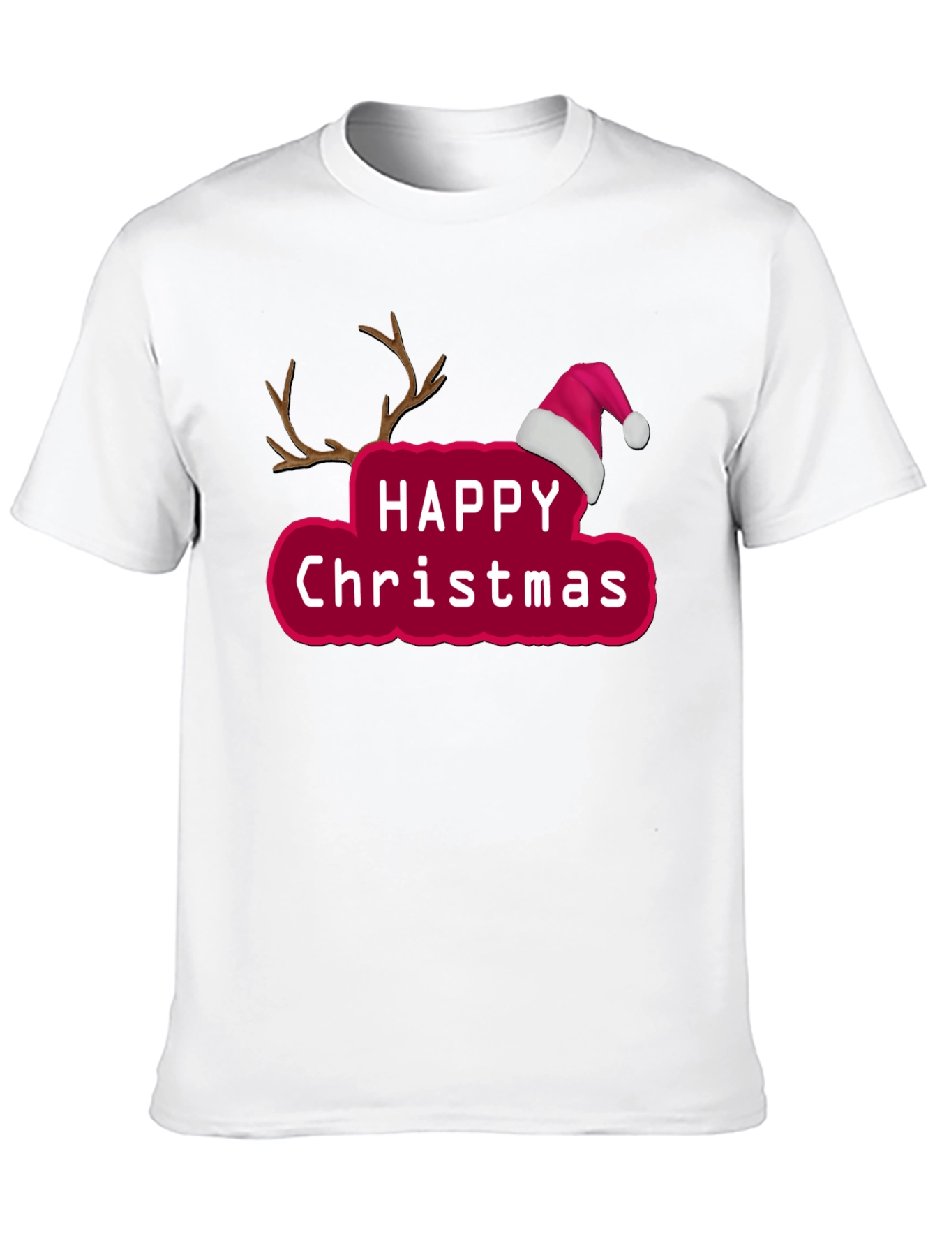 Festive Happy Christmas Graphic Tee