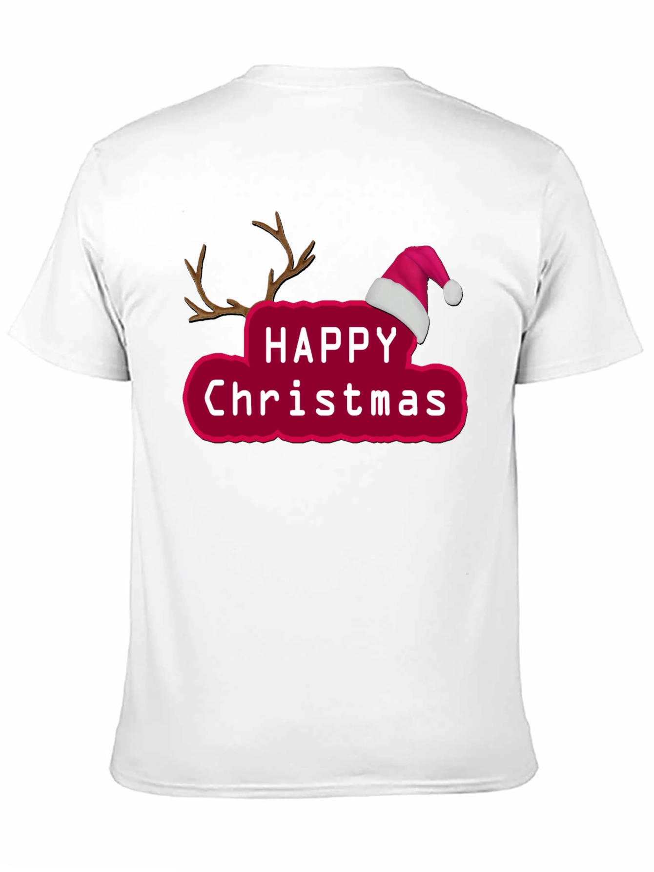 Festive Happy Christmas Graphic Tee