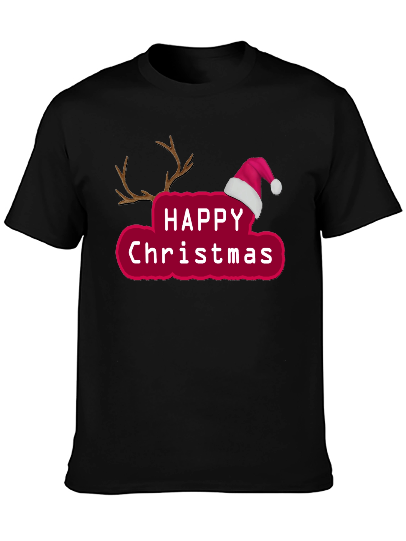 Festive Happy Christmas Graphic Tee