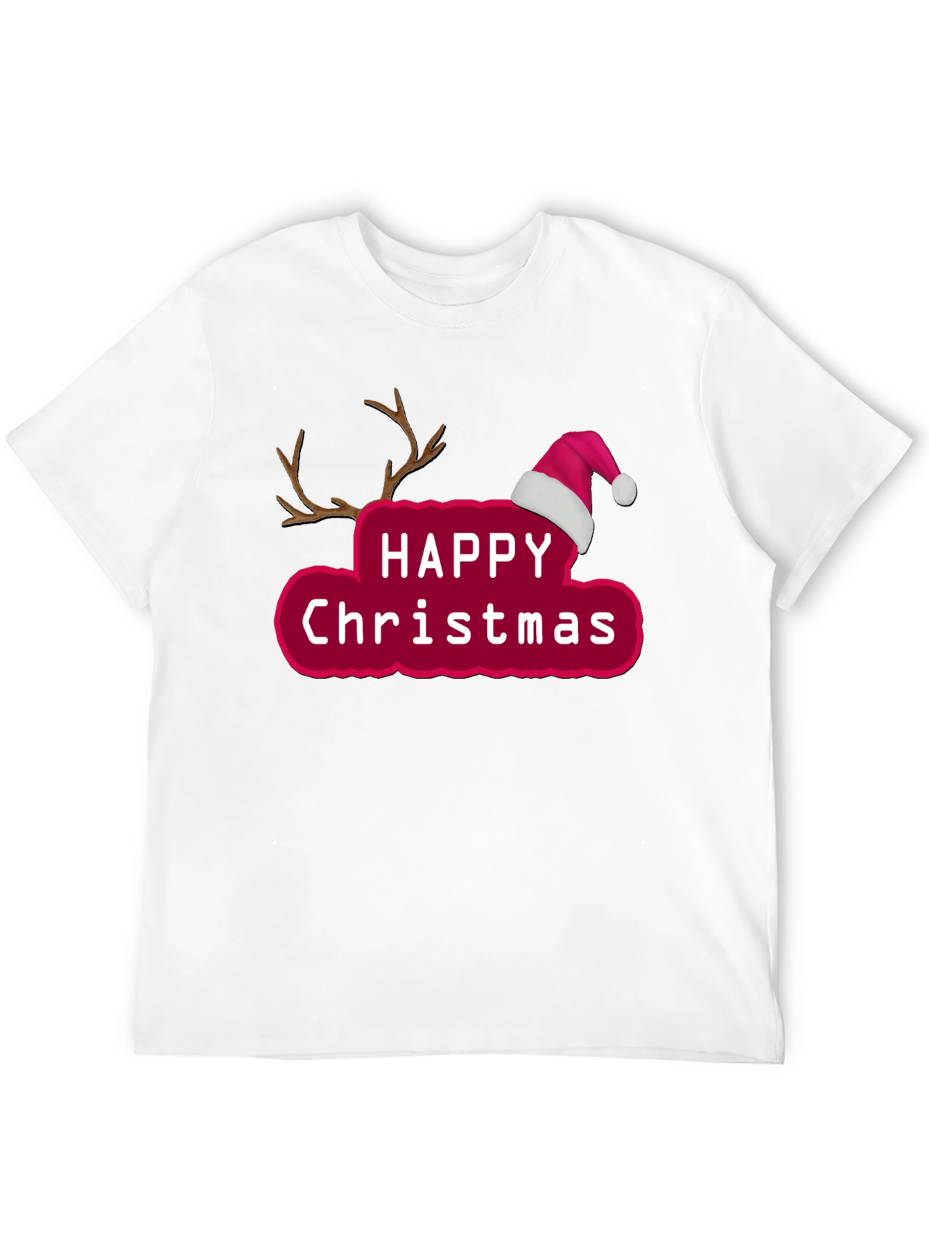 Festive Happy Christmas Graphic Tee
