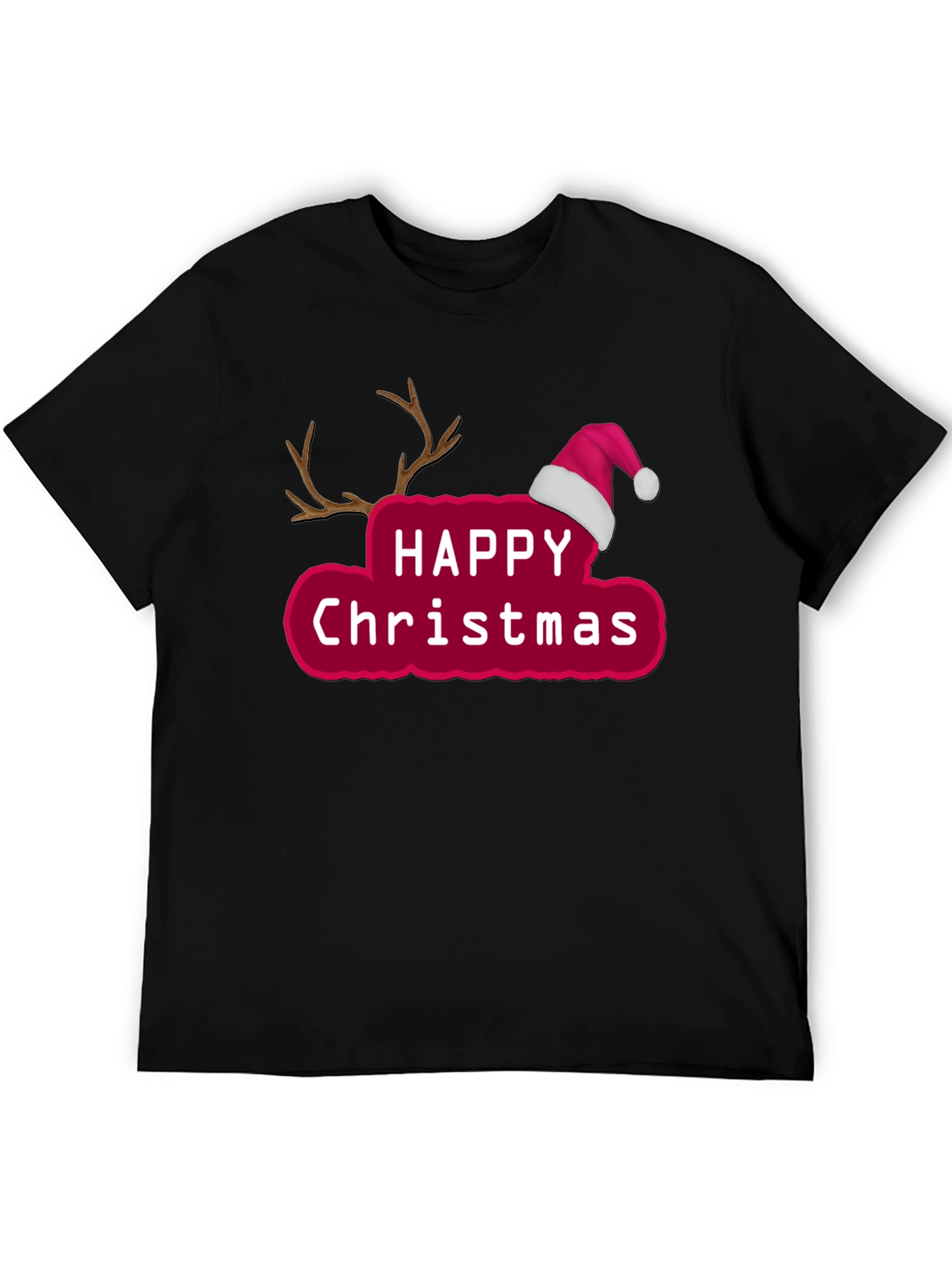 Festive Happy Christmas Graphic Tee