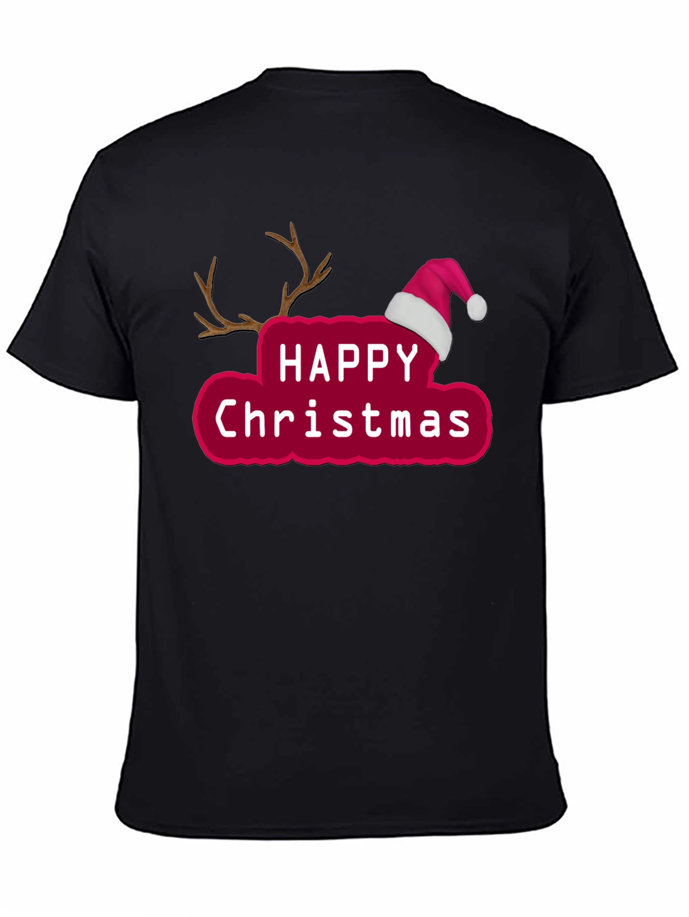 Festive Happy Christmas Graphic Tee