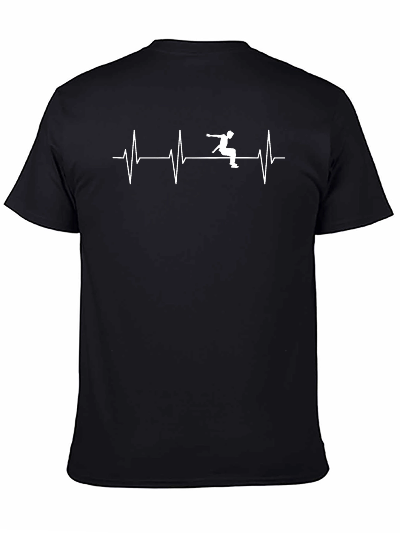 Parkour Heartbeat T-Shirt - Black