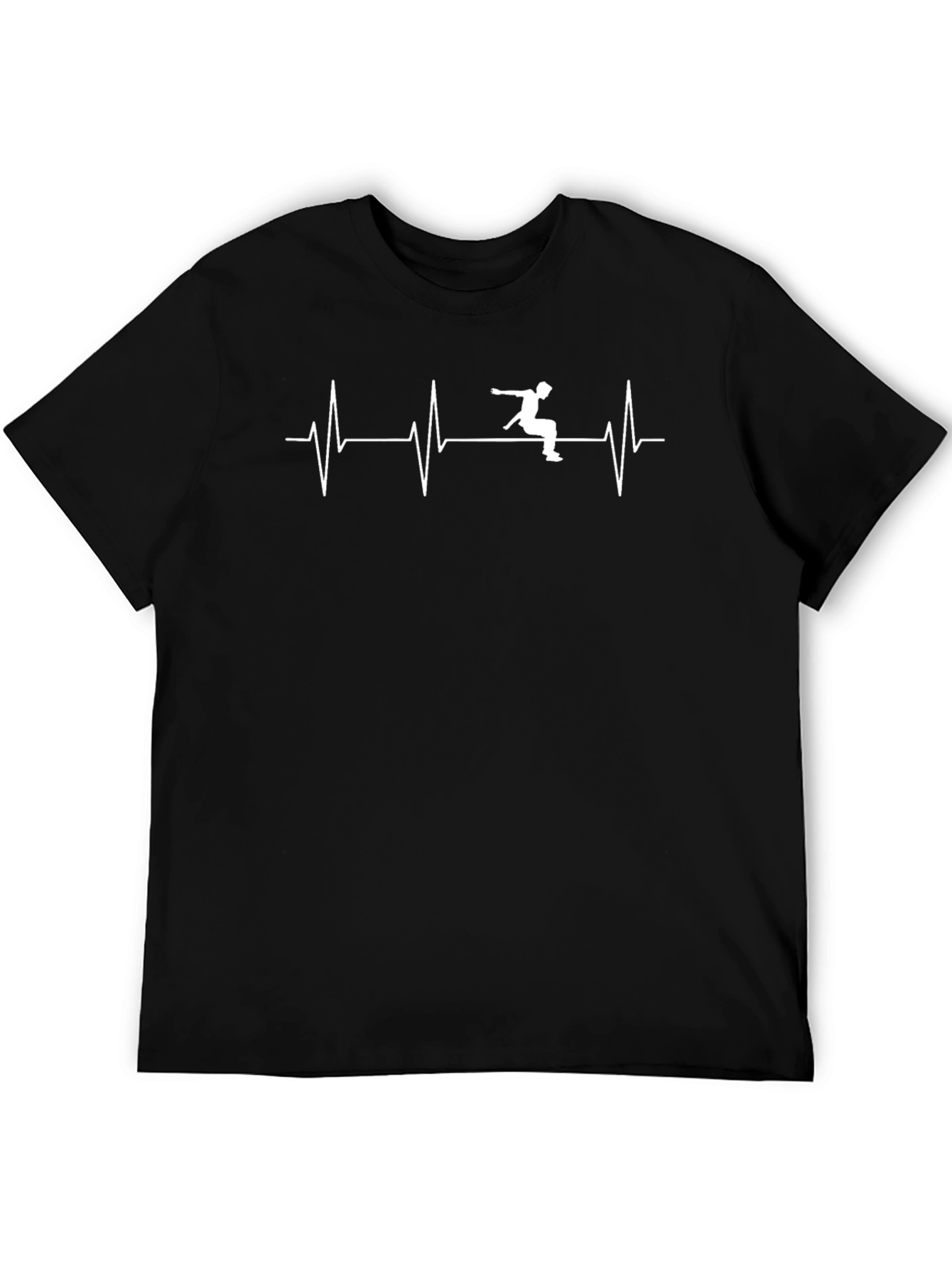 Parkour Heartbeat T-Shirt - Black