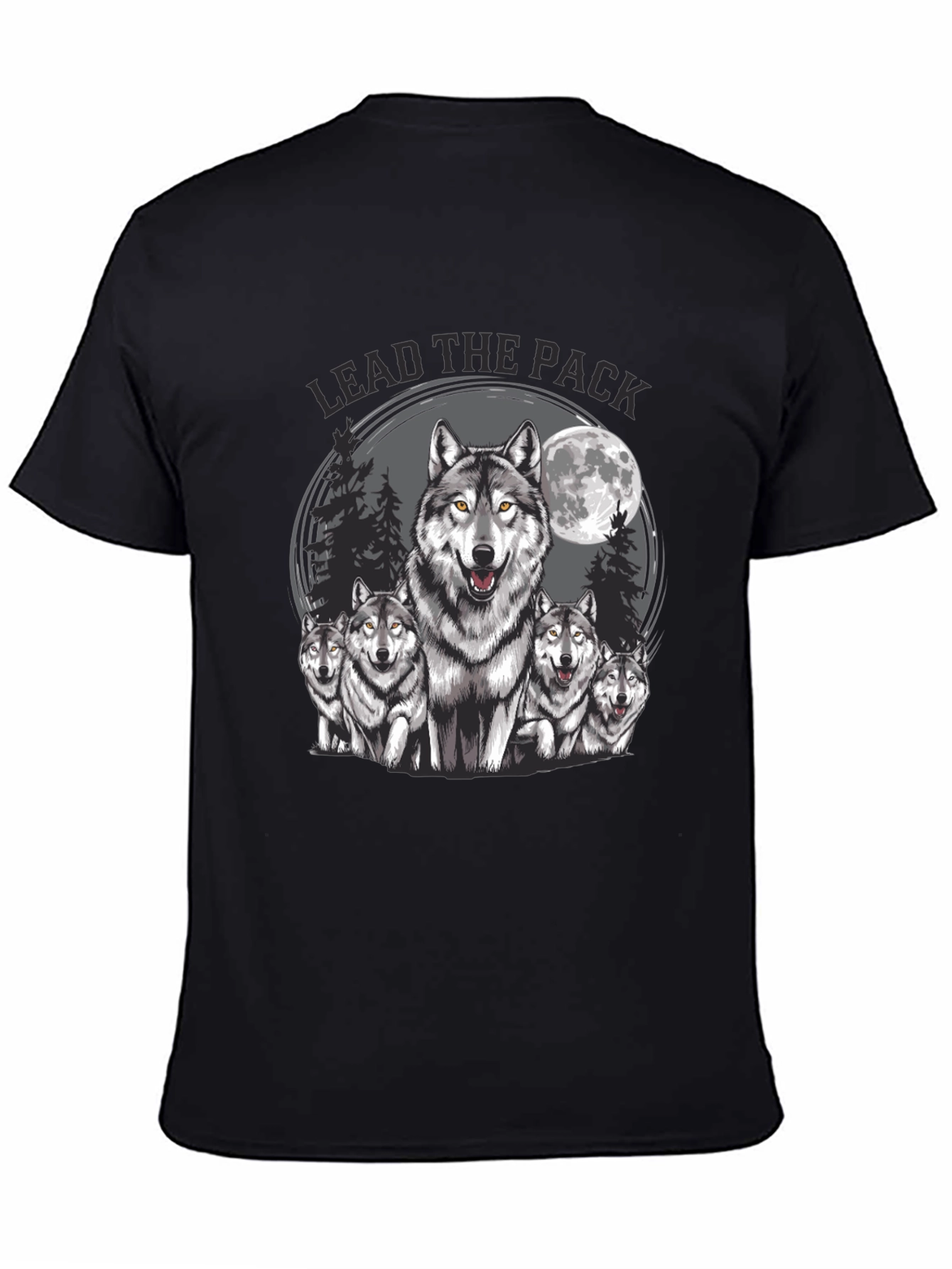 Lead the Pack Wolf Graphic T-Shirt