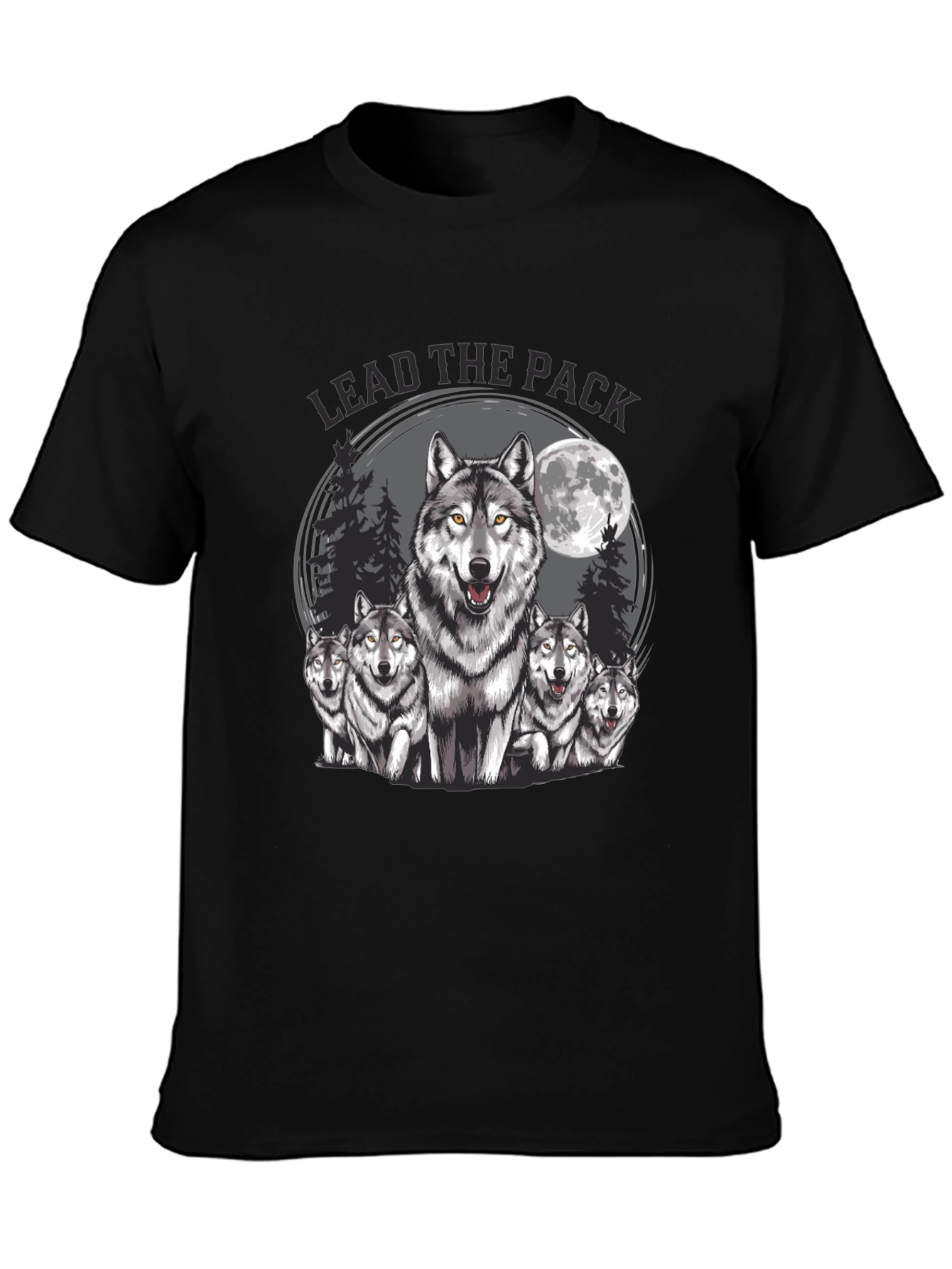 Lead the Pack Wolf Graphic T-Shirt