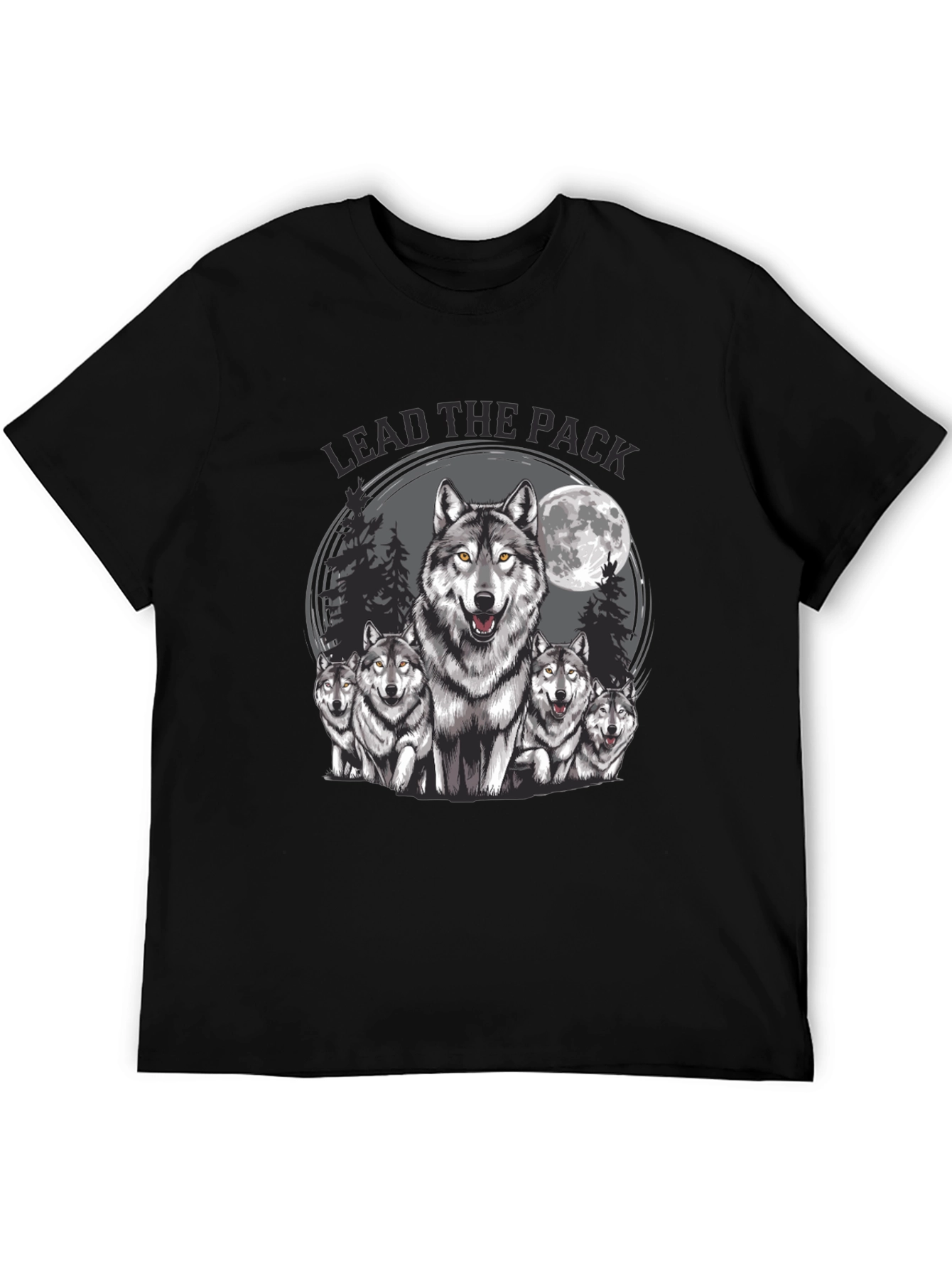 Lead the Pack Wolf Graphic T-Shirt