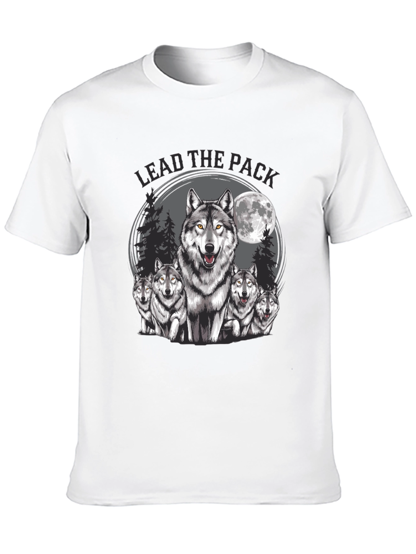 Lead the Pack Wolf Graphic T-Shirt