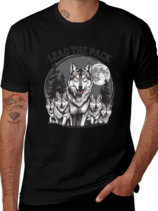 Lead the Pack Wolf Graphic T-Shirt