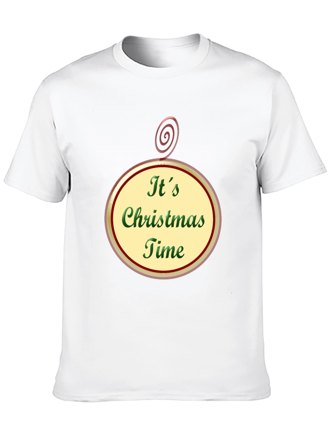 Its Christmas Time Black T-Shirt