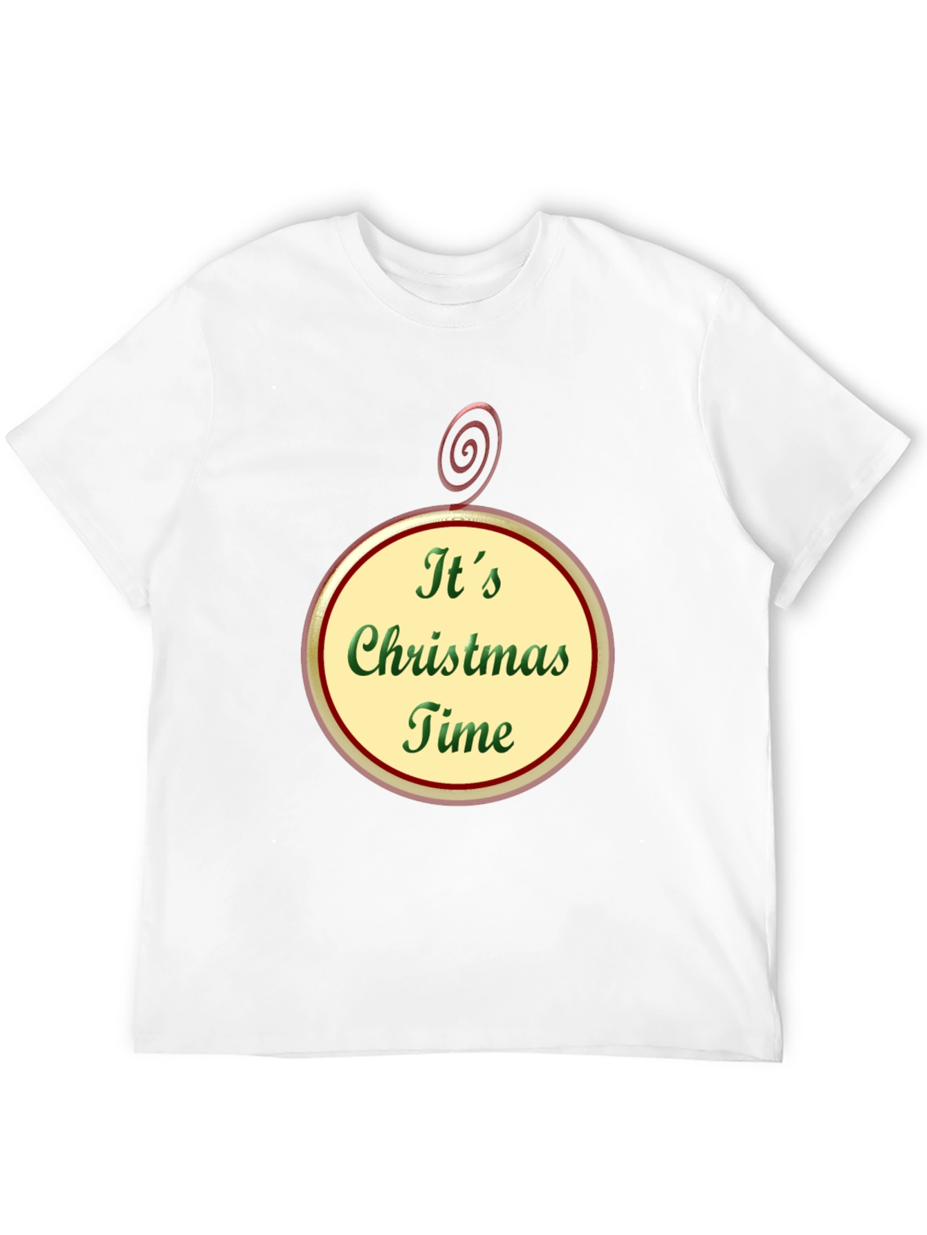 Its Christmas Time Black T-Shirt