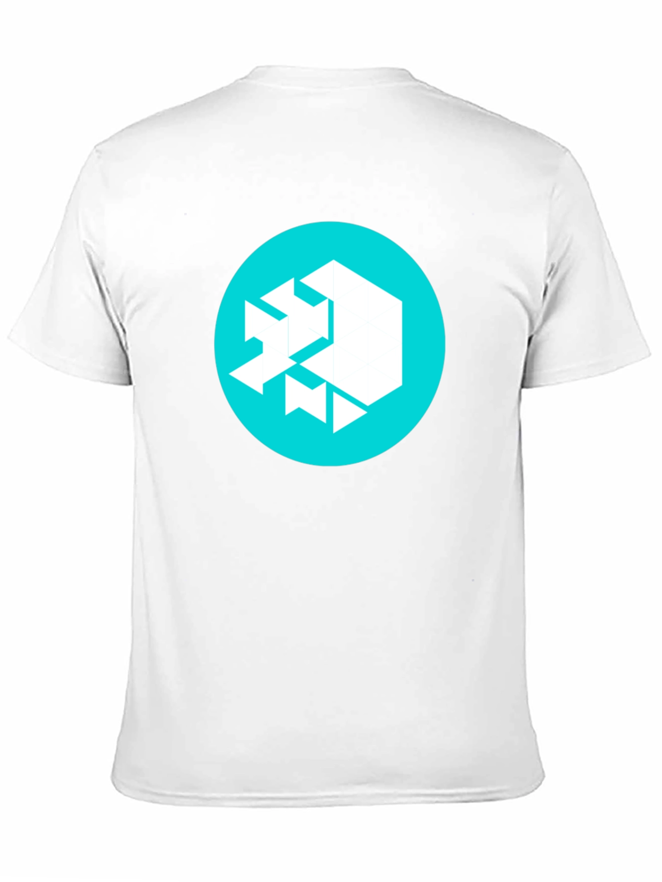 Abstract Logo Graphic Tee - Mens Black T-Shirt