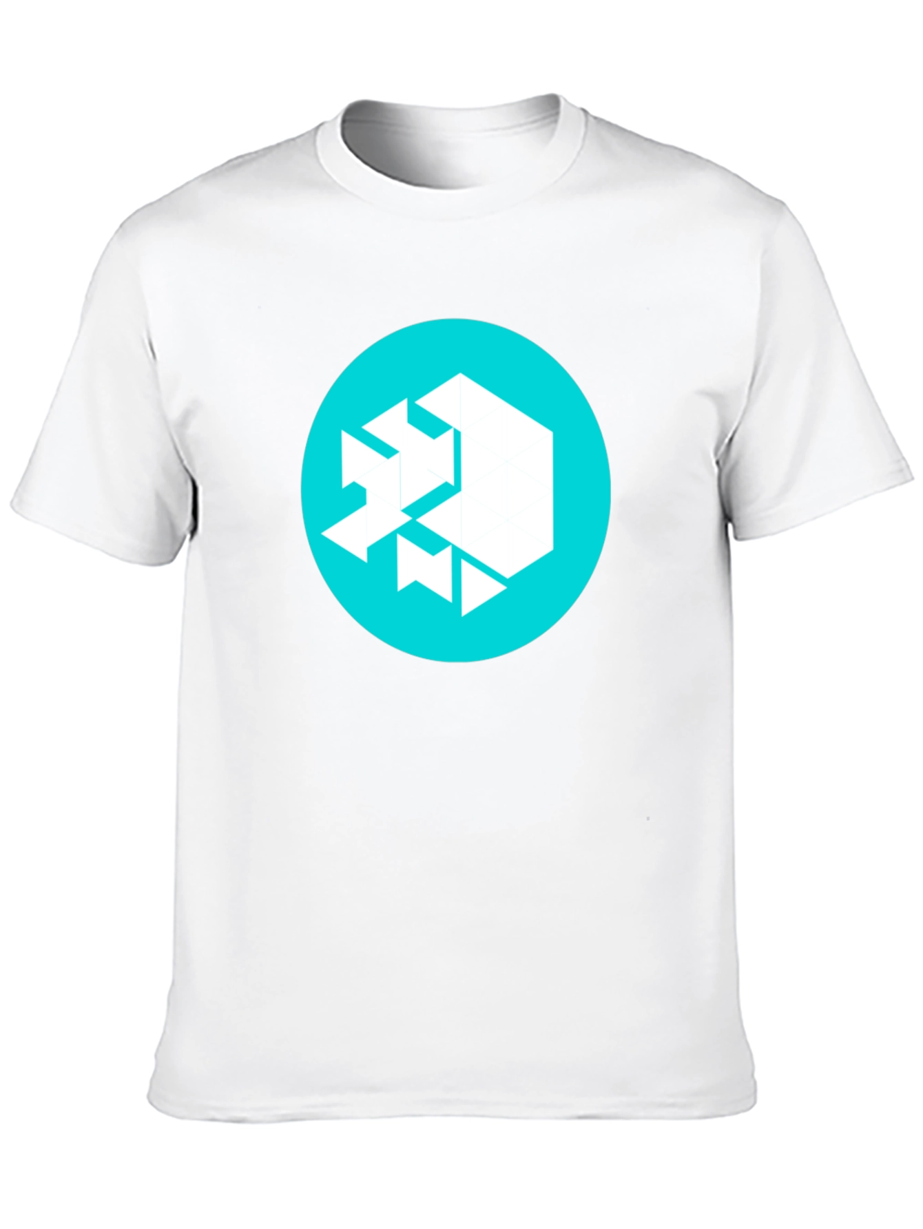 Abstract Logo Graphic Tee - Mens Black T-Shirt