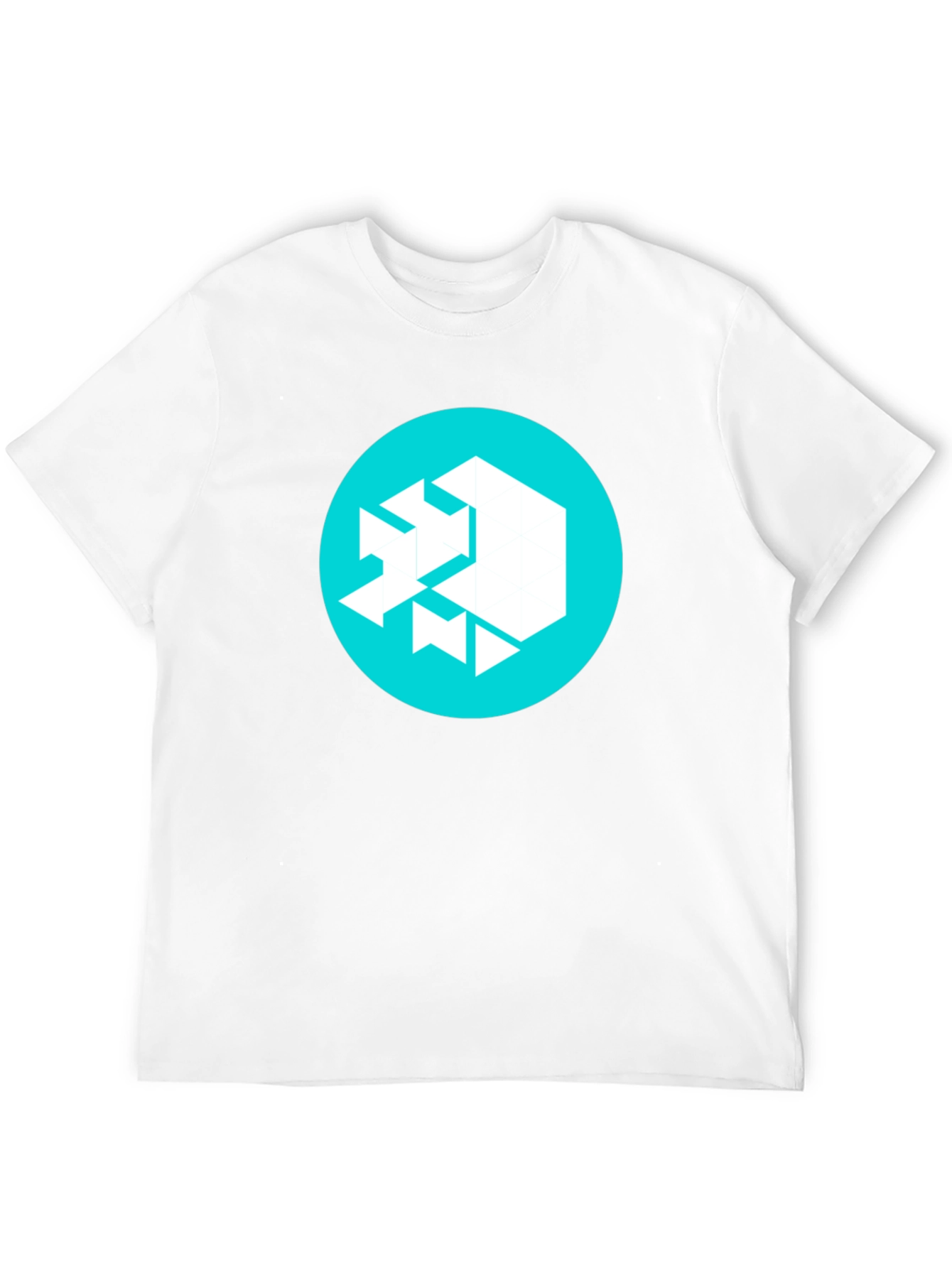 Abstract Logo Graphic Tee - Mens Black T-Shirt