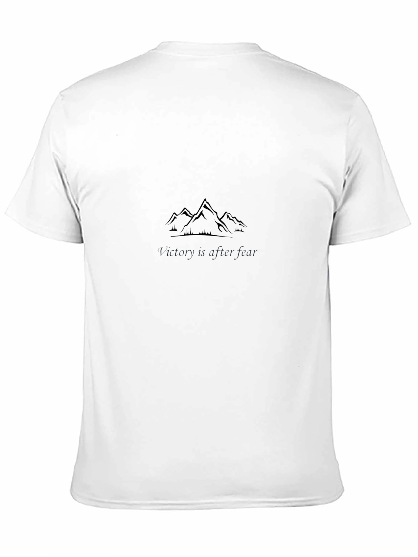 Victory After Fear Mountain Graphic Tee - Black
