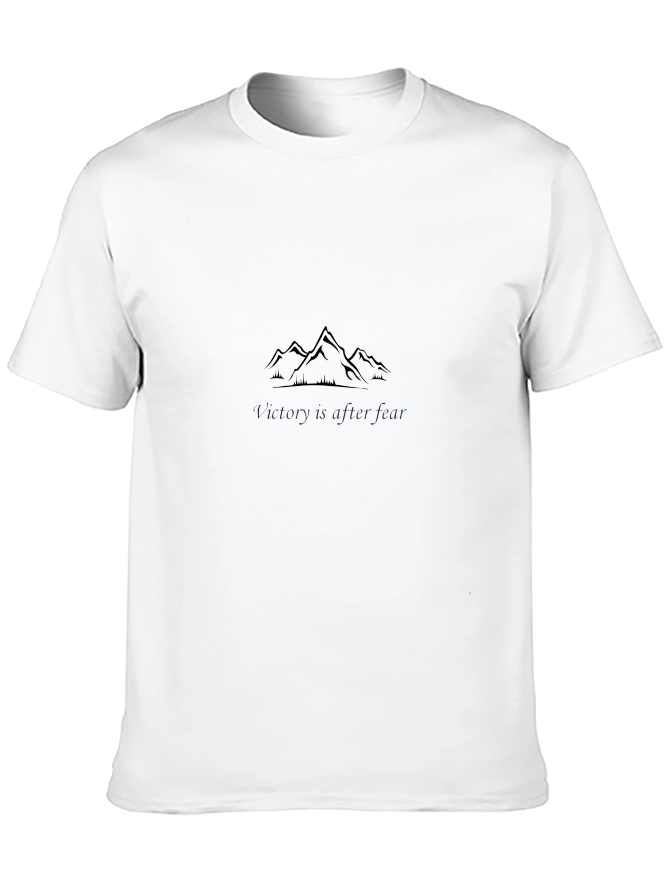 Victory After Fear Mountain Graphic Tee - Black