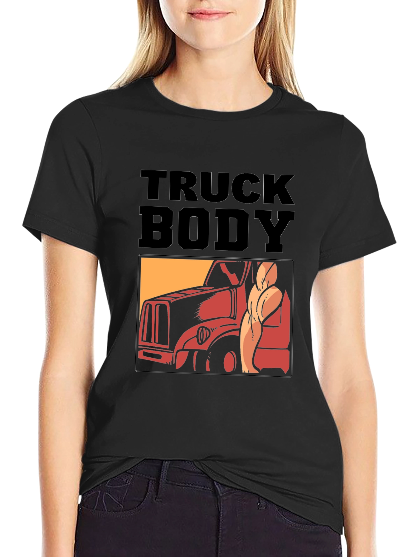 Truck Body Graphic Tee - Black