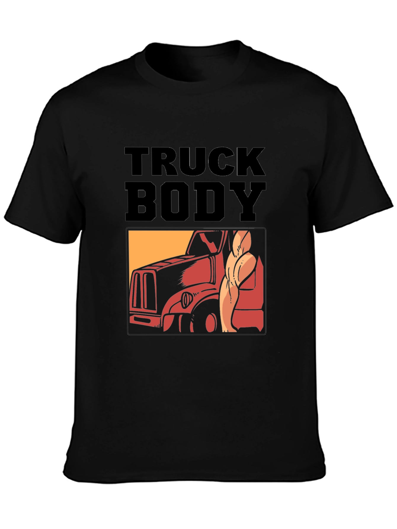 Truck Body Graphic Tee - Black