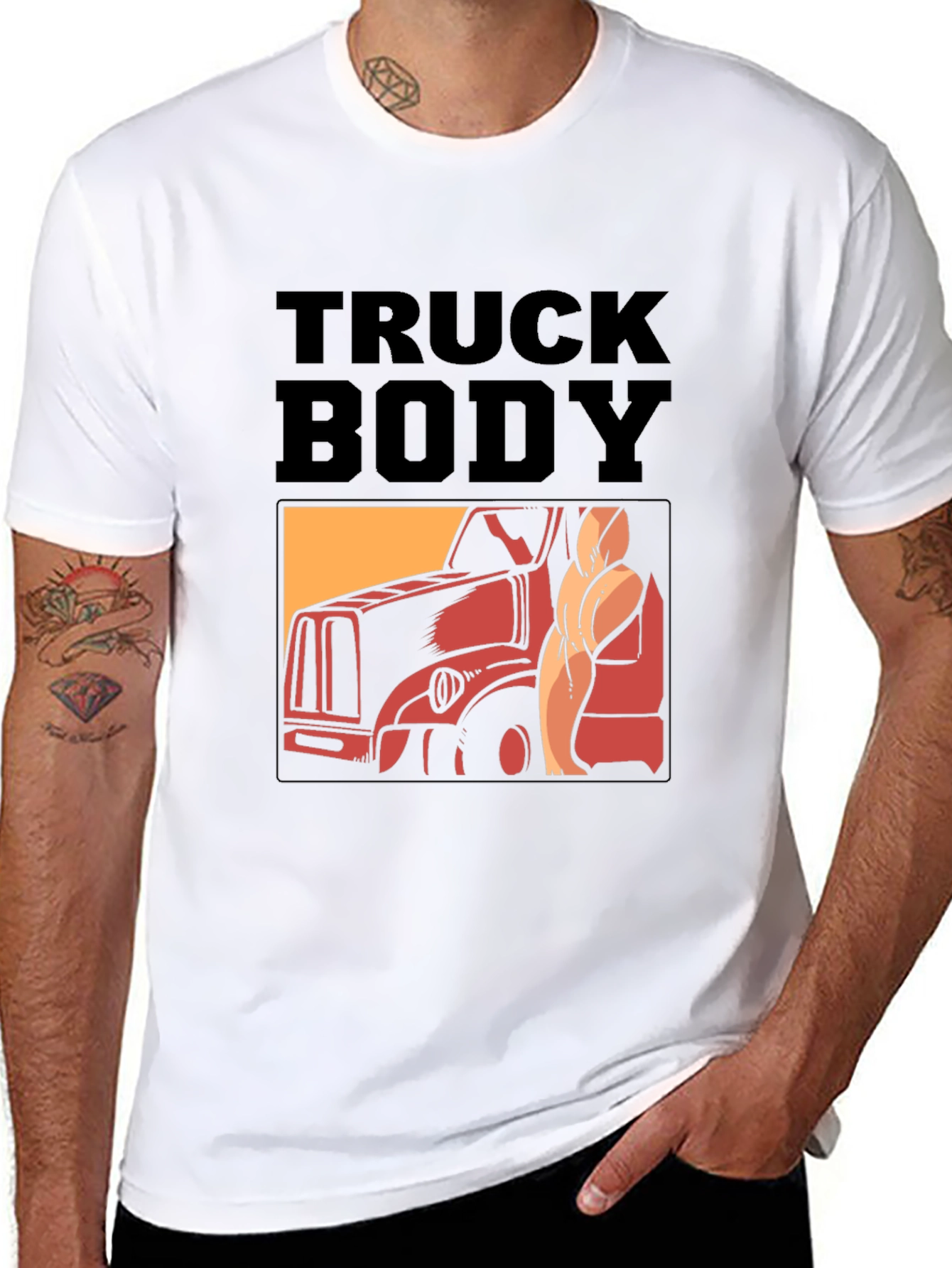 Truck Body Graphic Tee - Black